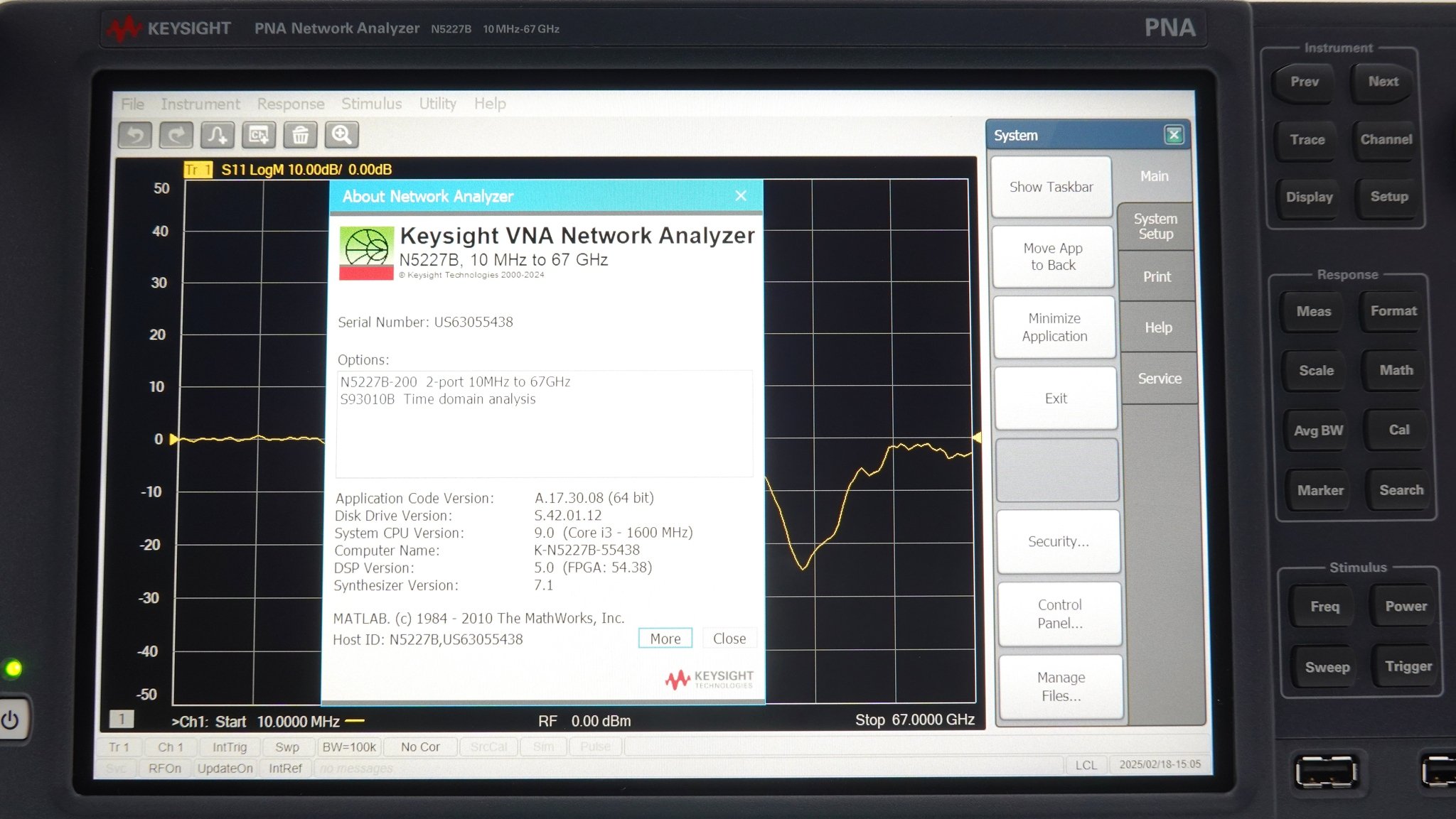 Keysight N5227B PNA Microwave Network Analyzer