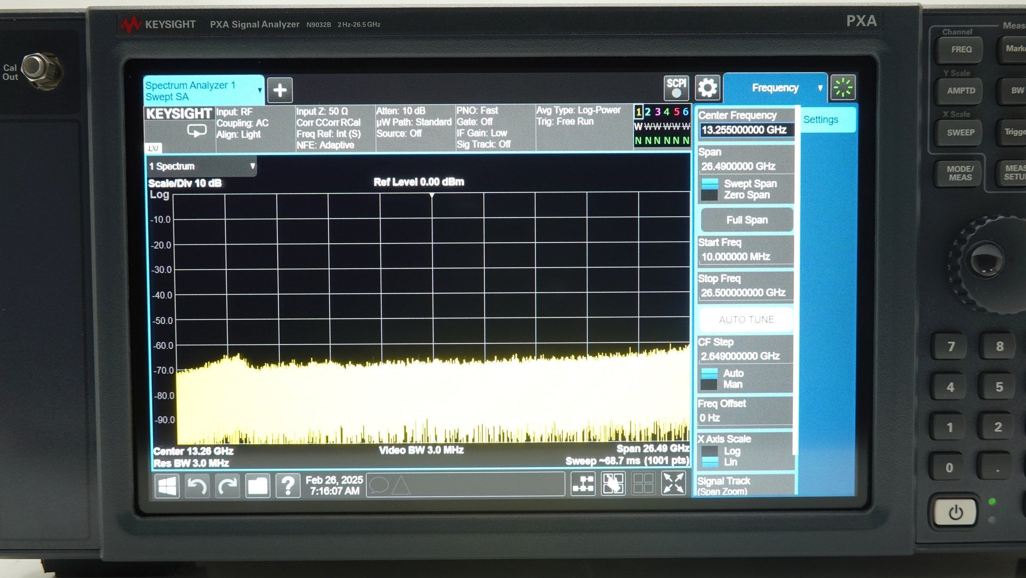 Keysight N9032B-526 2 Hz to 26.5 GHz
