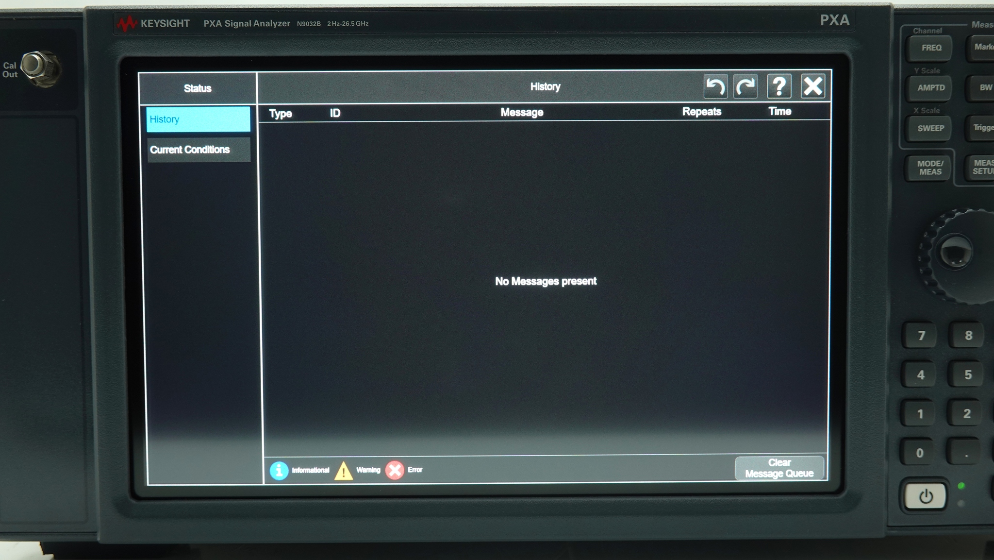 Keysight N9032B-526 2 Hz to 26.5 GHz