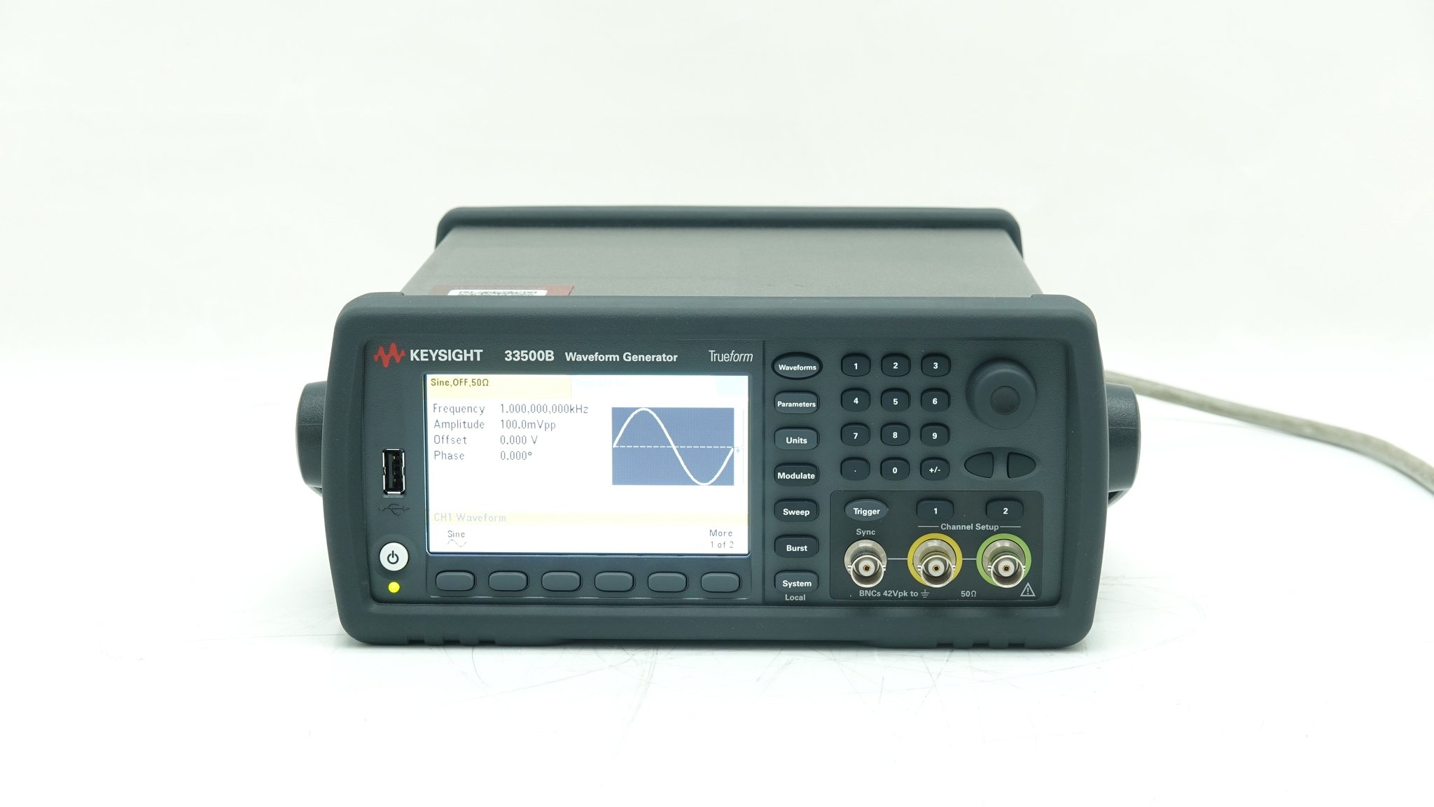 Keysight 33522B Waveform Generator / 33500B Series / 30 MHz / 2 Channels / 250MSa/s Keysight 33522B Waveform Generator / 33500B Series / 30 MHz / 2 Channels / 250MSa/s