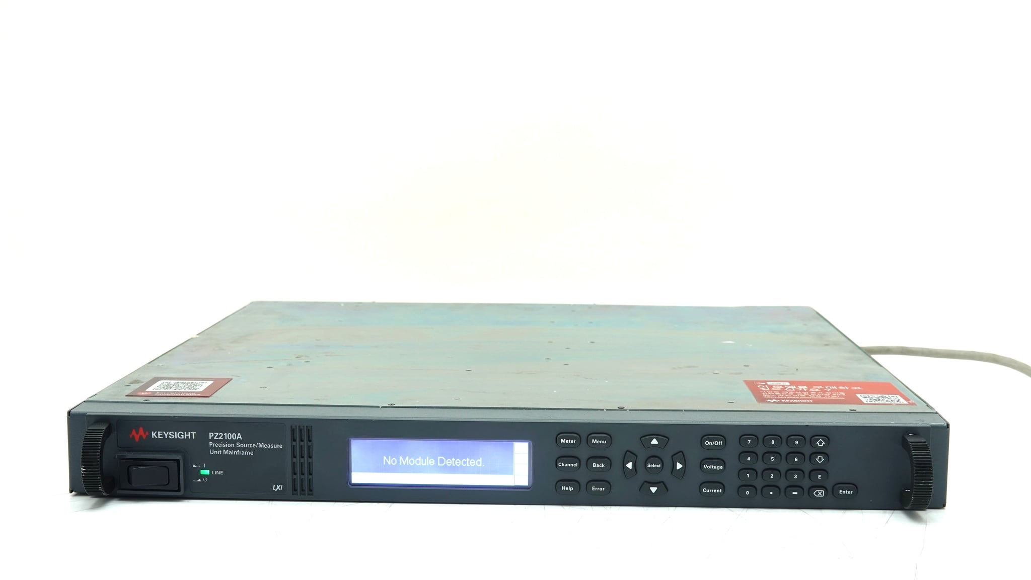 Precision Source/Measure Unit Mainframe, 4 slots, 1U Keysight Used PZ2100A - Actual Instrument - Image 1