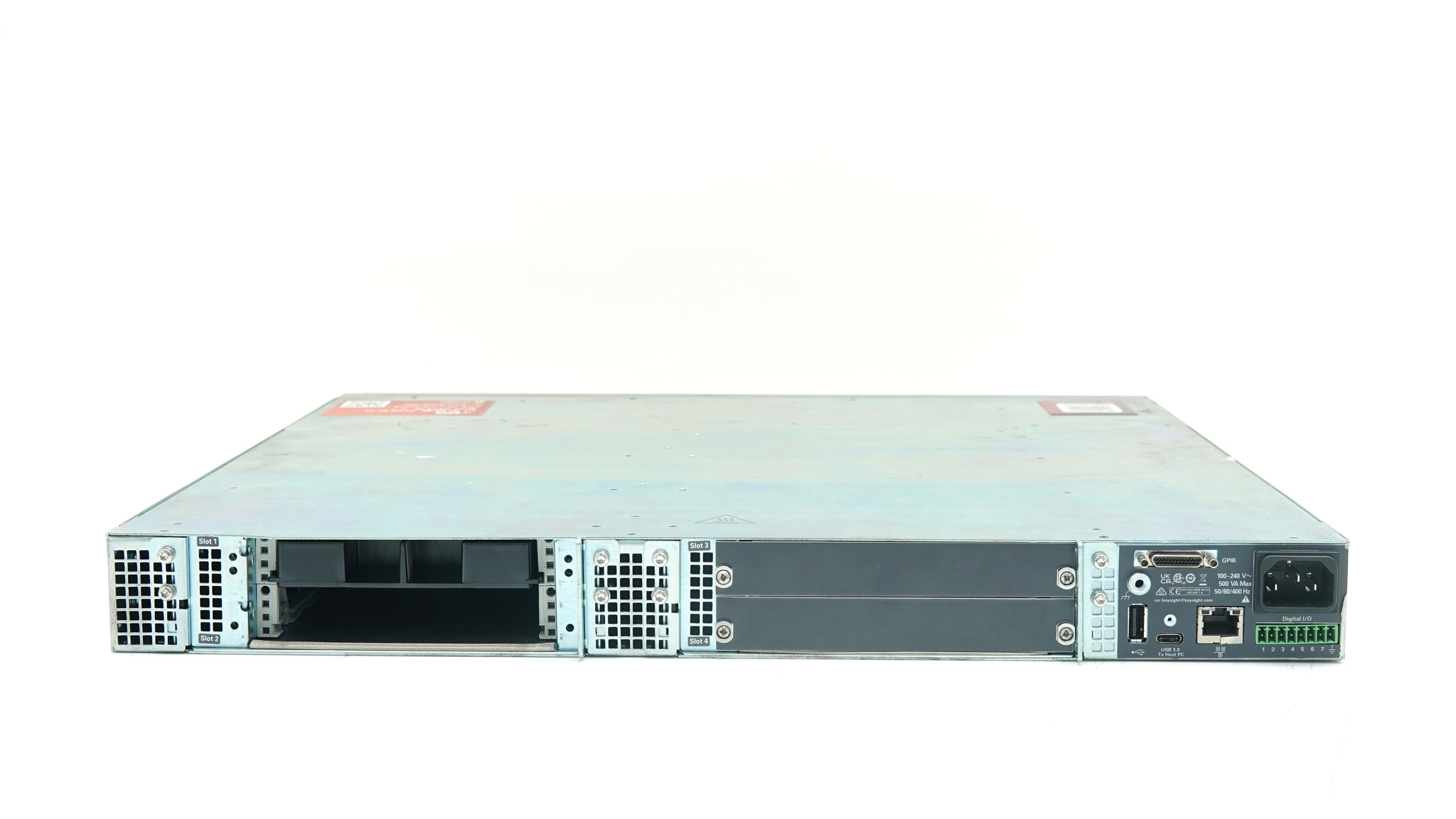 Precision Source/Measure Unit Mainframe, 4 slots, 1U Keysight Used PZ2100A - Actual Instrument - Image 4