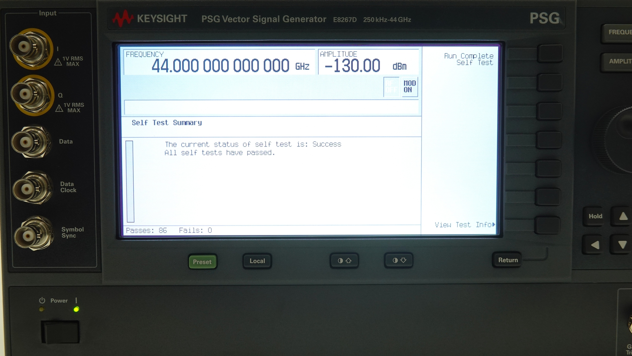 Keysight E8267D-544 250 kHz to 44 GHz