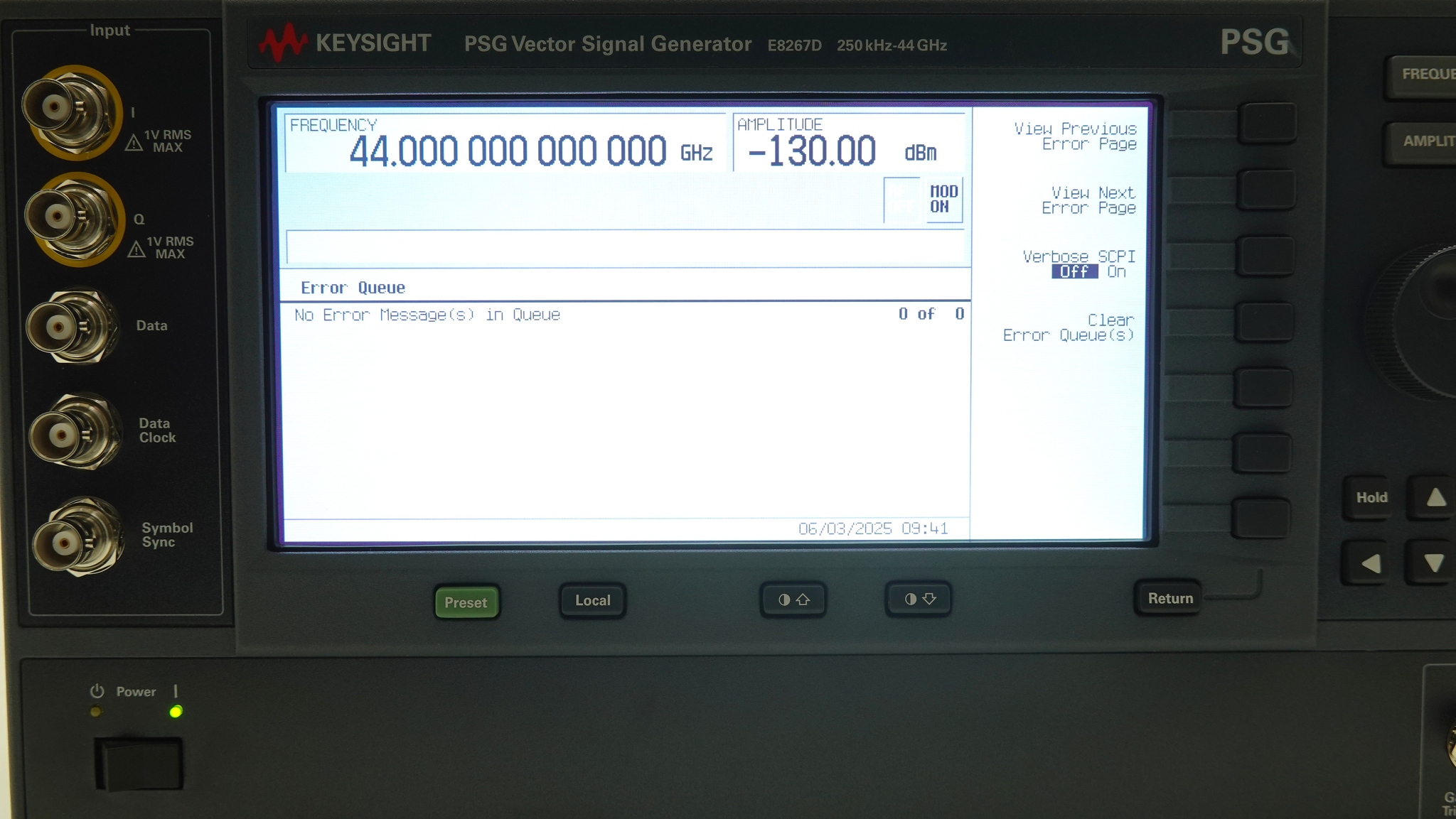 Keysight E8267D-544 250 kHz to 44 GHz