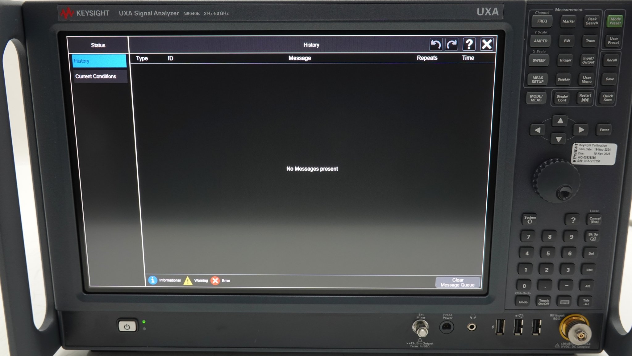 Keysight N9040B-550 2 Hz to 50 GHz