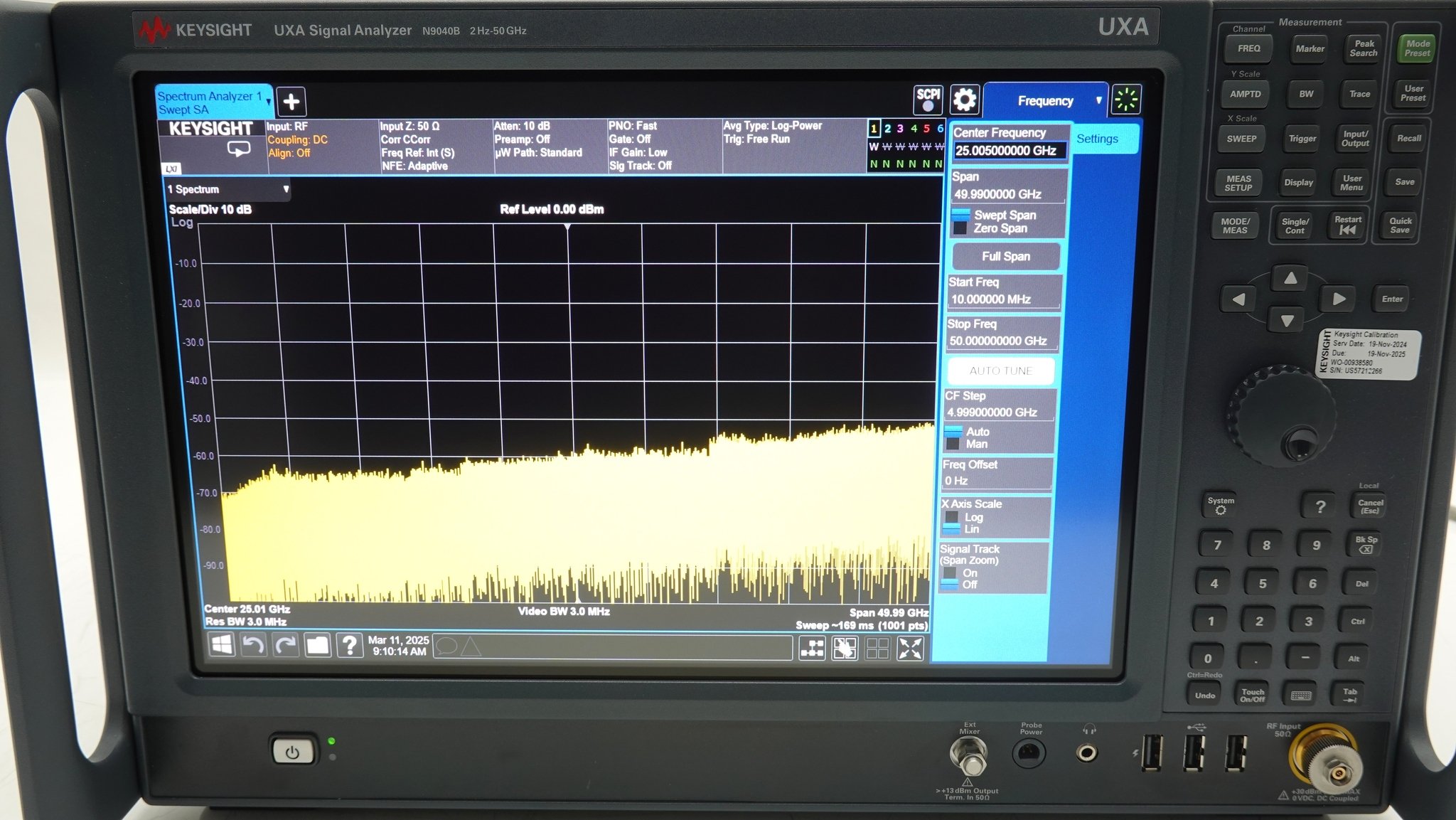 Keysight N9040B-550 2 Hz to 50 GHz