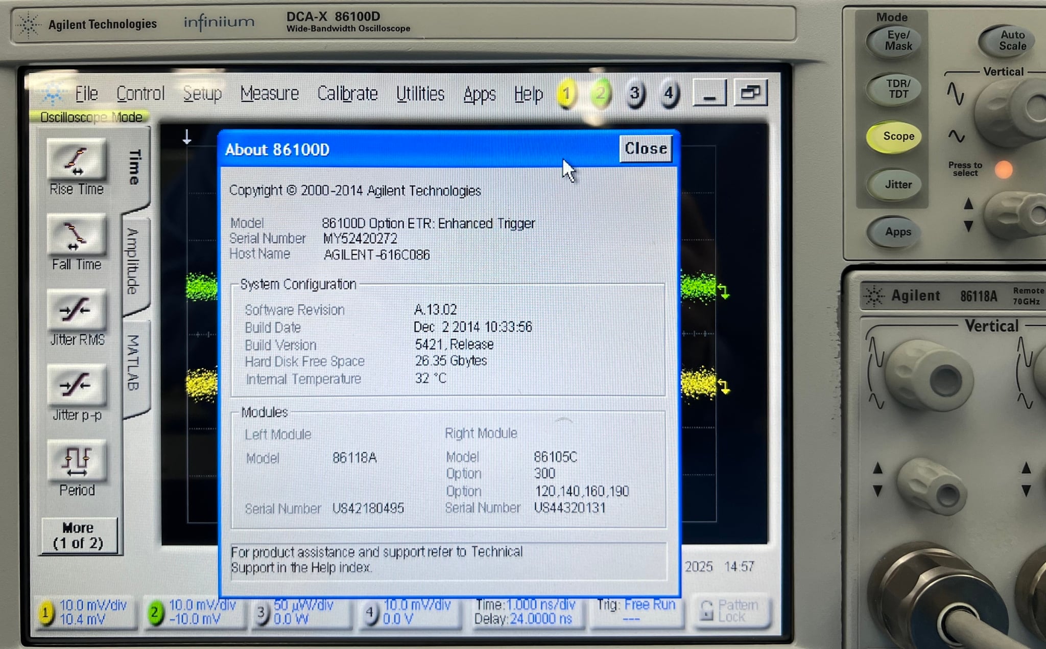 Keysight Used 86118A - Actual Instrument - Image 7