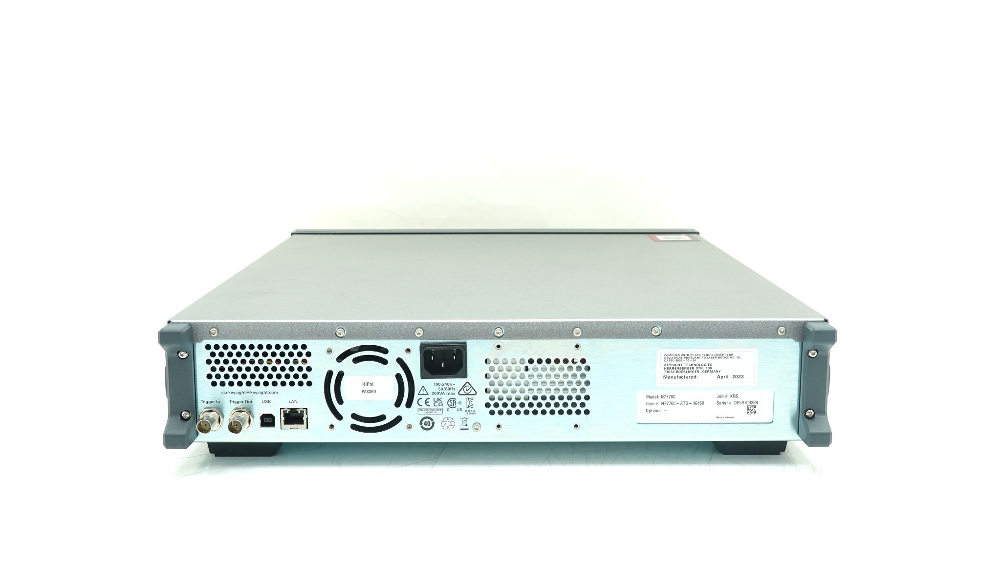 Keysight N7776C Tunable Laser Source / High Power and Lowest SSE / Top Line