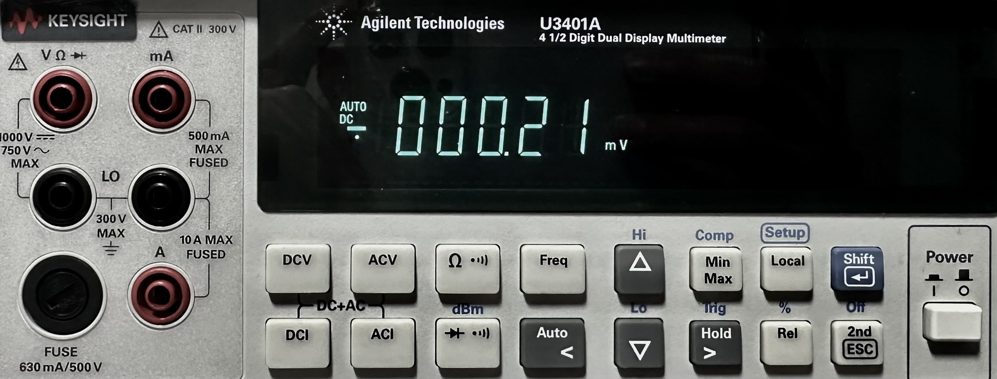 Keysight U3401A Digital Multimeter / 4½ Digit / Dual Display