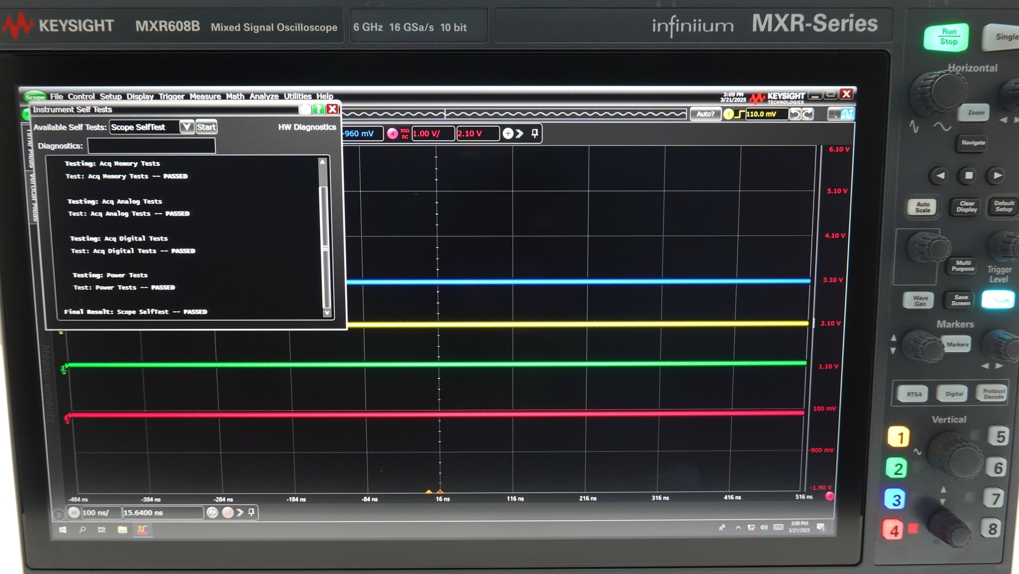 Keysight MXR608B Infiniium MXR-Series Real-Time Oscilloscope