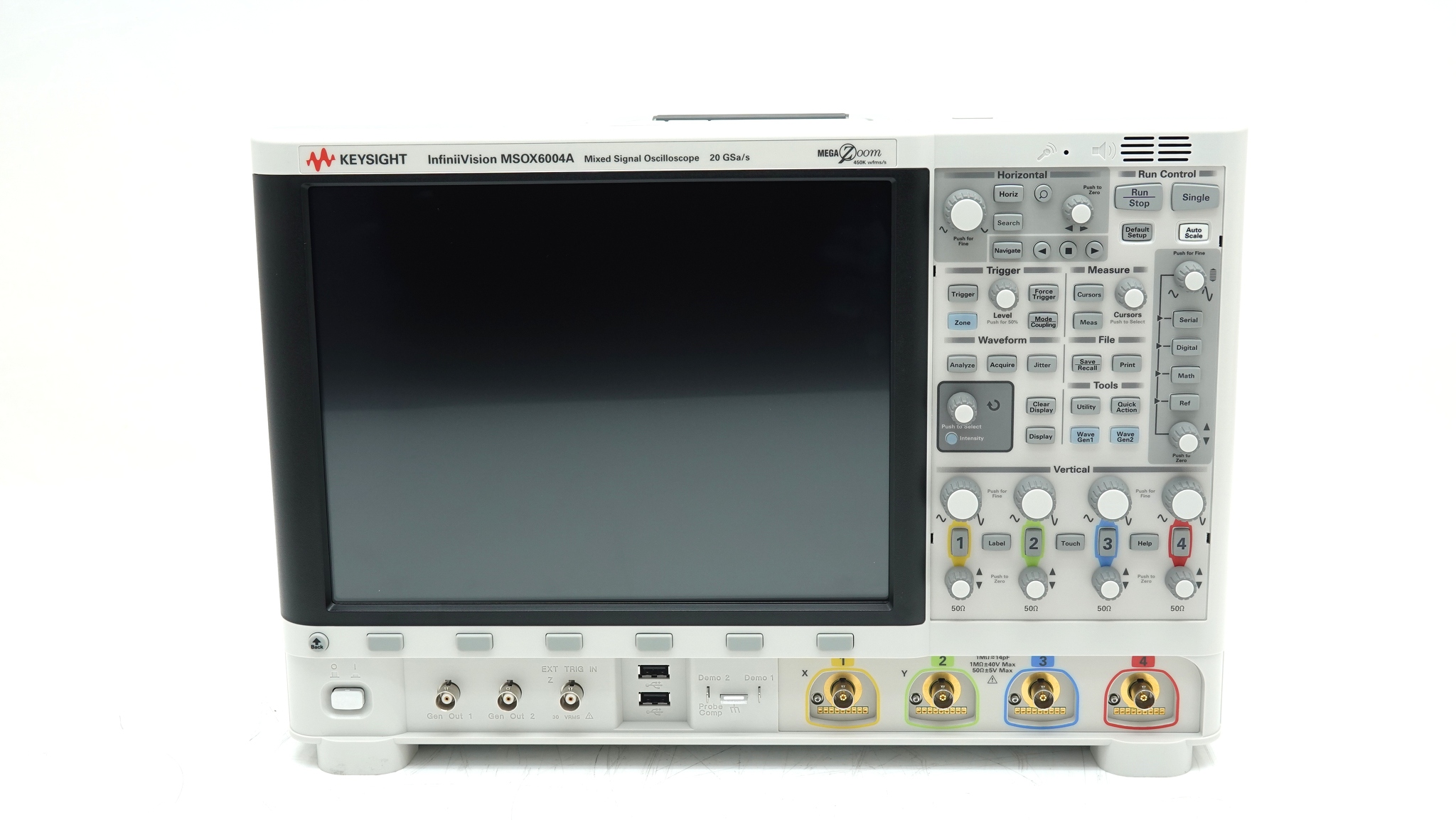 Keysight MSOX6004A Mixed Signal Oscilloscope / 1 GHz to 6 GHz / 4 Analog Plus 16 Digital Channels Keysight MSOX6004A Mixed Signal Oscilloscope / 1 GHz to 6 GHz / 4 Analog Plus 16 Digital Channels