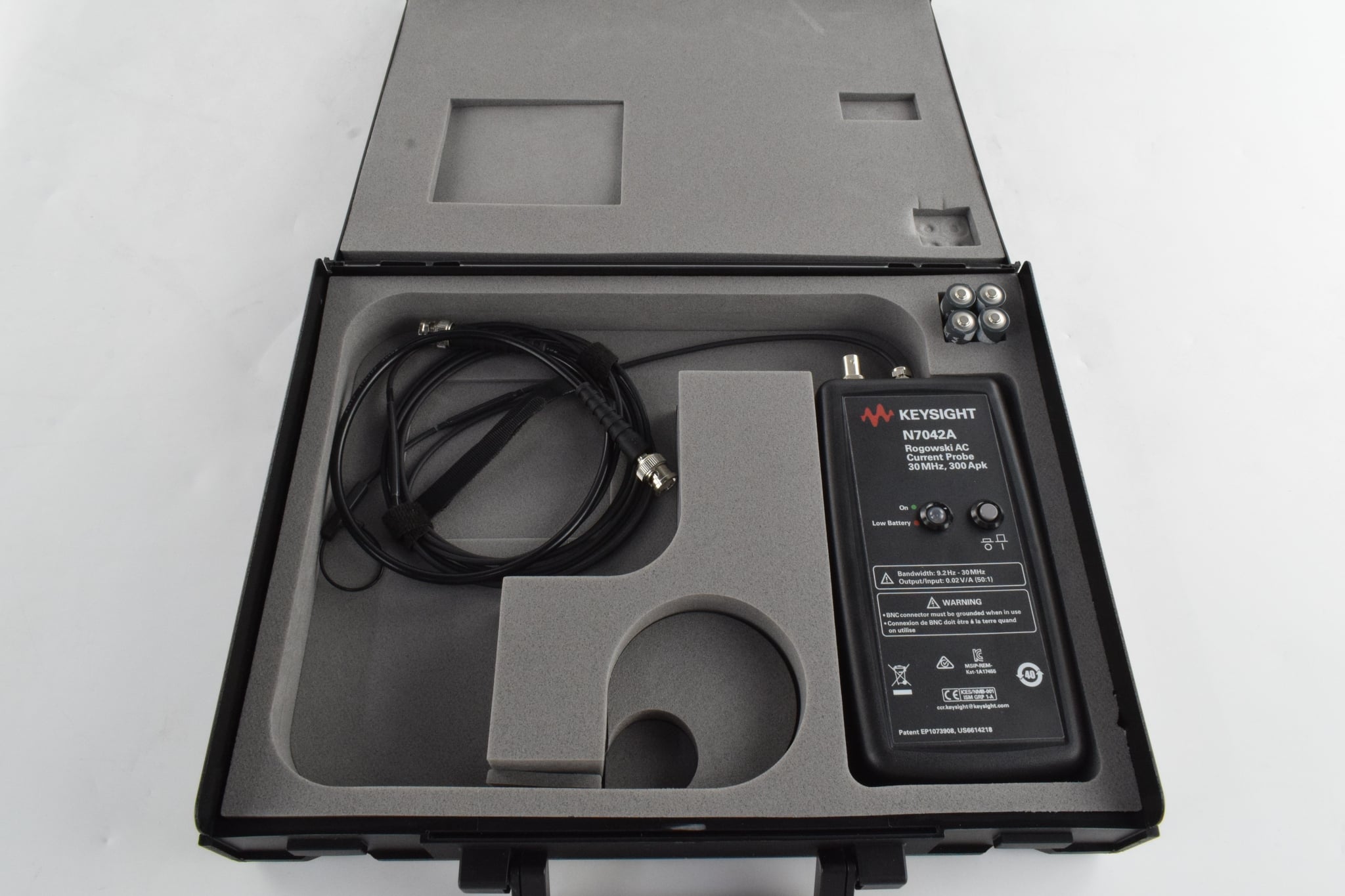 Rogowski AC Current Probe / 30 MHz / 300A Keysight Used N7042A - Actual Instrument - Image 1