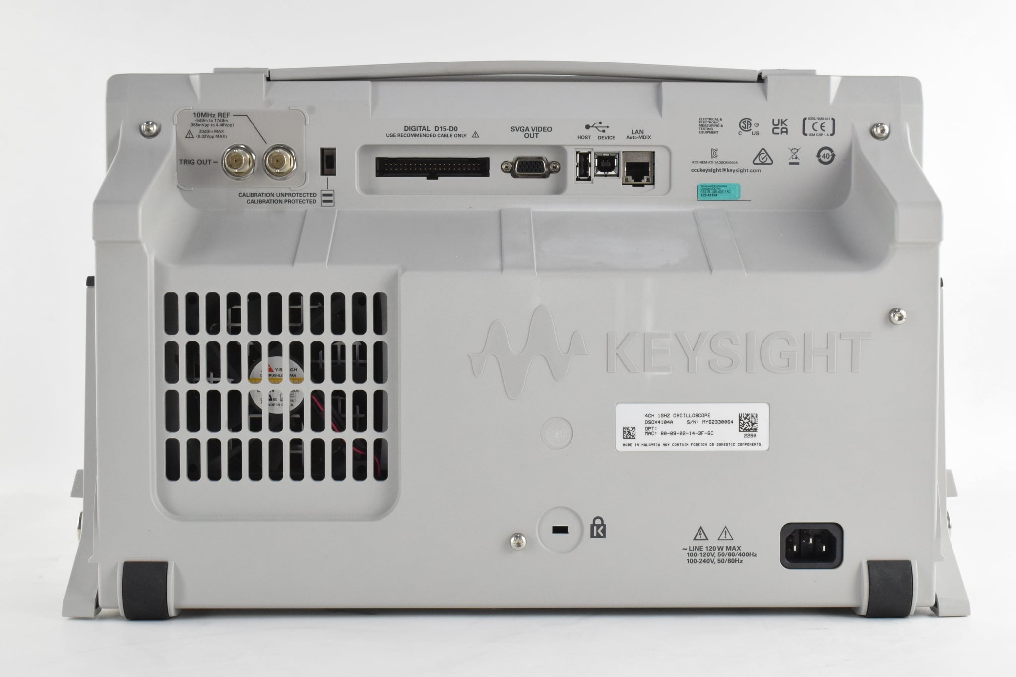 Oscilloscope / 1 GHz / 4 Analog Channels Keysight Used DSOX4104A - Actual Instrument - Image 6