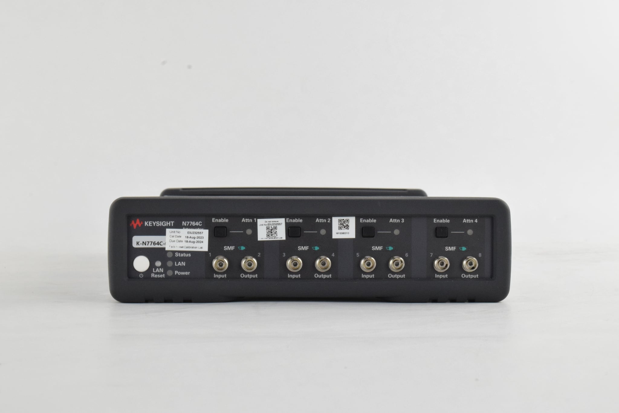 Variable Optical Attenuator (4 Channel) - Single Mode Keysight Used N7764C - Actual Instrument - Image 1