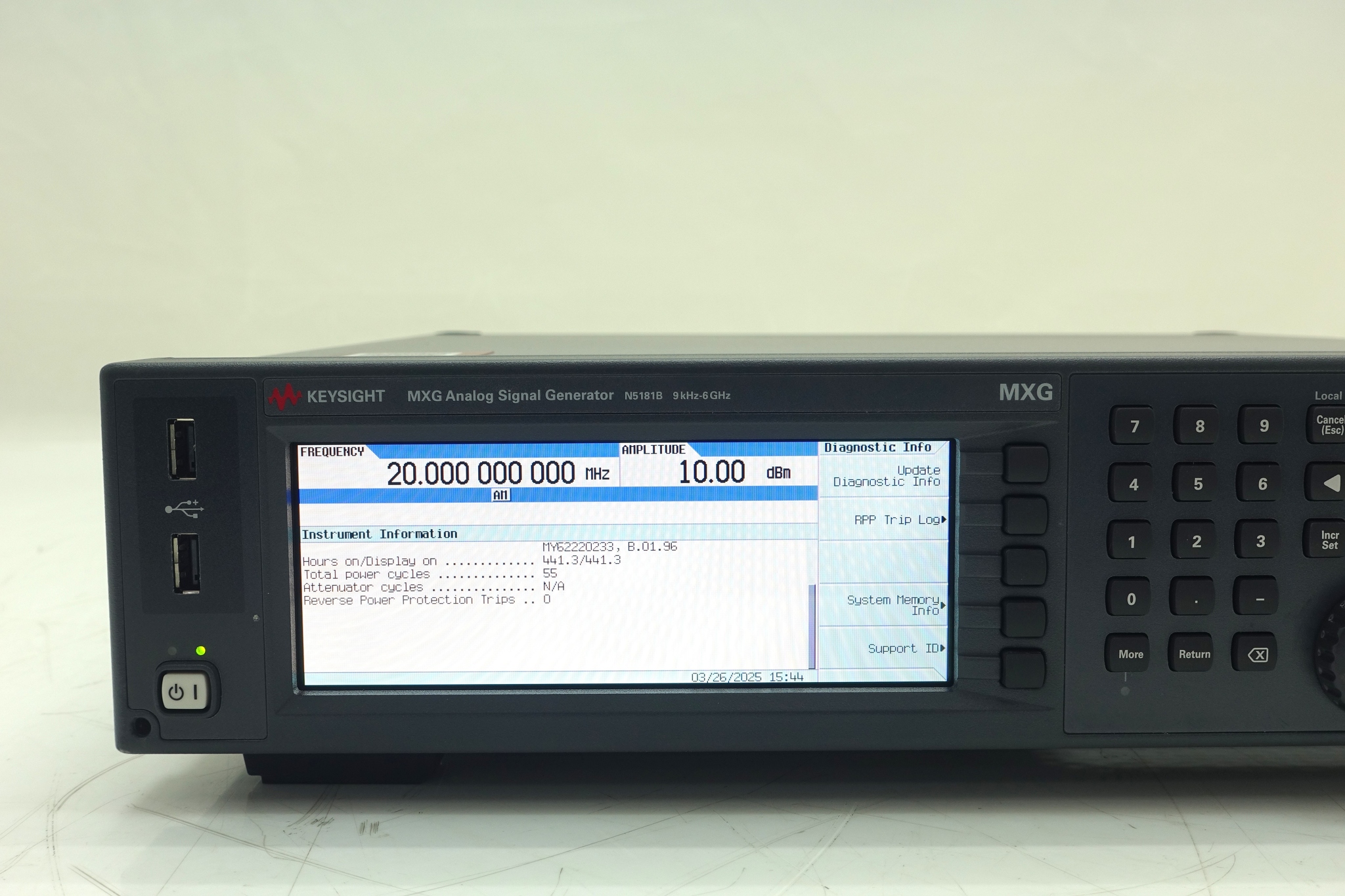 Keysight N5181B-506 9 kHz to 6 GHz