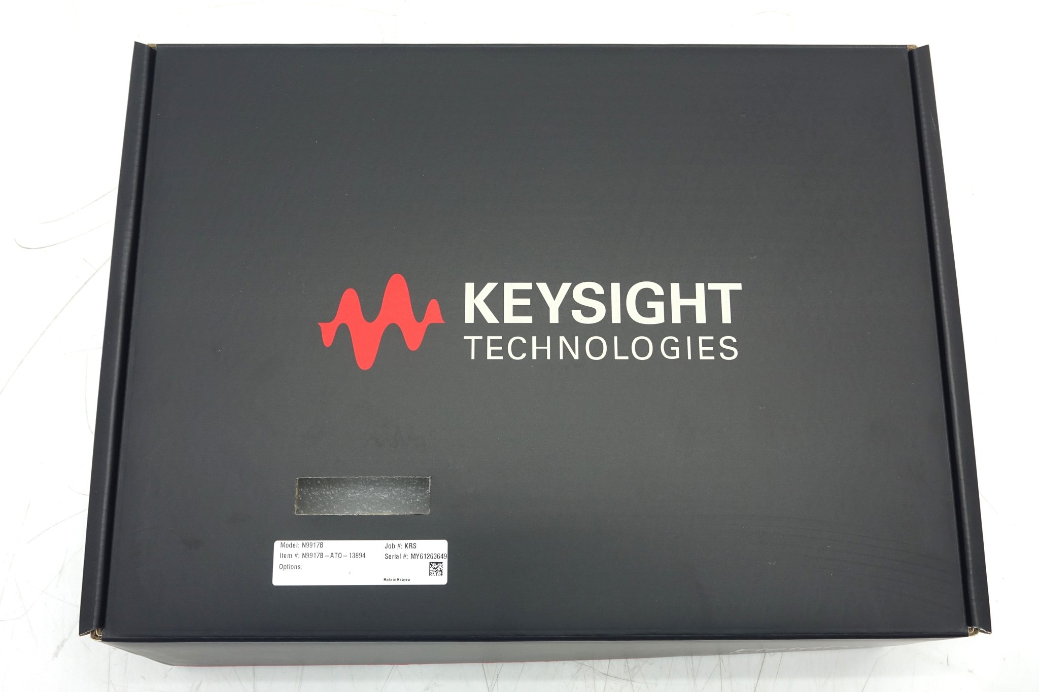 Keysight N9917B FieldFox Handheld Microwave Analyzer / 30 kHz to 18 GHz