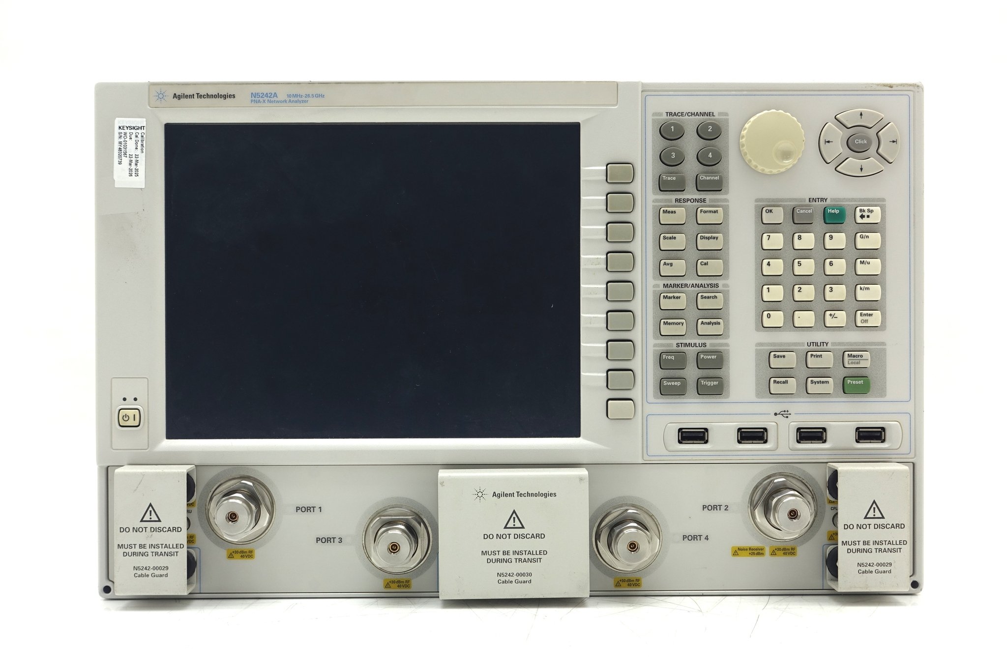 Keysight N5242A-400 4-port / Configurable Test Set / Internal Second Source Keysight N5242A-400 4-port / Configurable Test Set / Internal Second Source