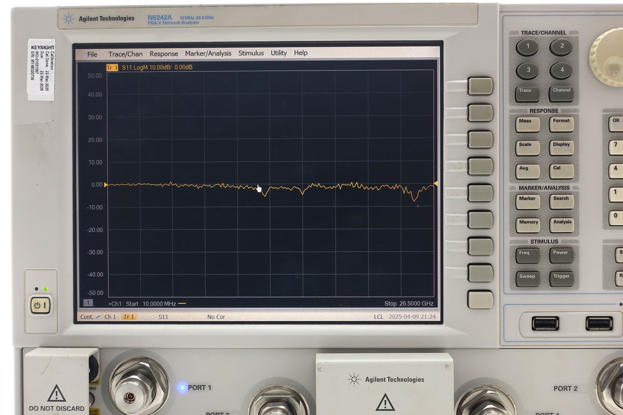 Keysight N5242A-400 4-port / Configurable Test Set / Internal Second Source Keysight N5242A-400 4-port / Configurable Test Set / Internal Second Source