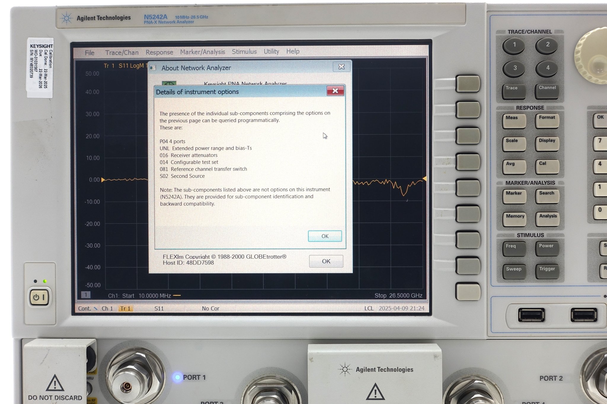 Keysight N5242A-400 4-port / Configurable Test Set / Internal Second Source Keysight N5242A-400 4-port / Configurable Test Set / Internal Second Source
