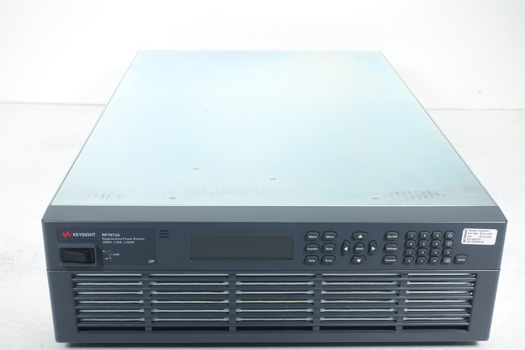 Keysight RP7973A Regenerative Power System / PV Mode / 2000V / +/-30A / 20kW / 400/480 VAC Keysight RP7973A Regenerative Power System / PV Mode / 2000V / +/-30A / 20kW / 400/480 VAC