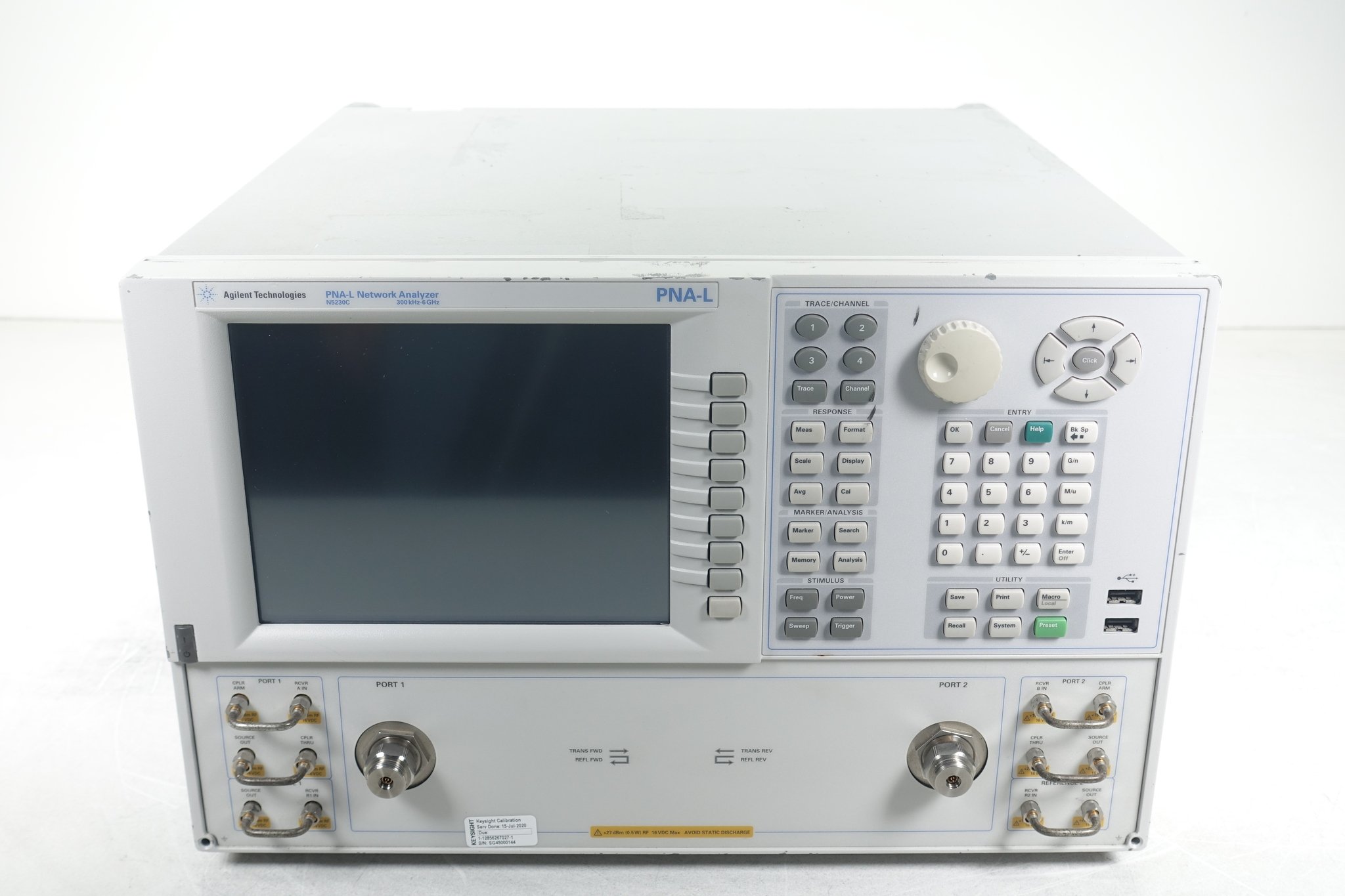 Keysight N5230C-025 300 kHz to 6 GHz / 2-port / Configurable Test Set / Extended Power Range Keysight N5230C-025 300 kHz to 6 GHz / 2-port / Configurable Test Set / Extended Power Range