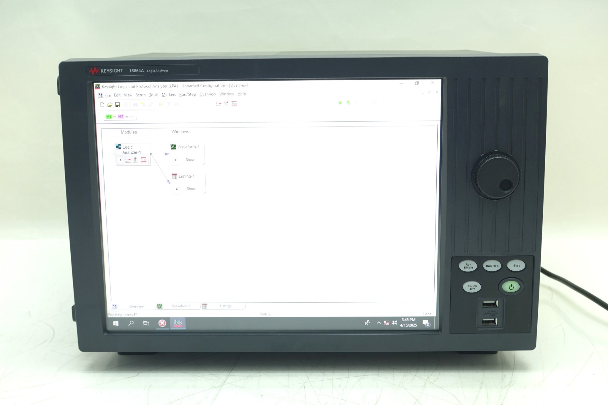 Keysight 16864A Logic Analyzer / 136 Channel / 12.5GHz Timing Zoom / 350 MHz State / 2 Mb Depth Keysight 16864A Logic Analyzer / 136 Channel / 12.5GHz Timing Zoom / 350 MHz State / 2 Mb Depth