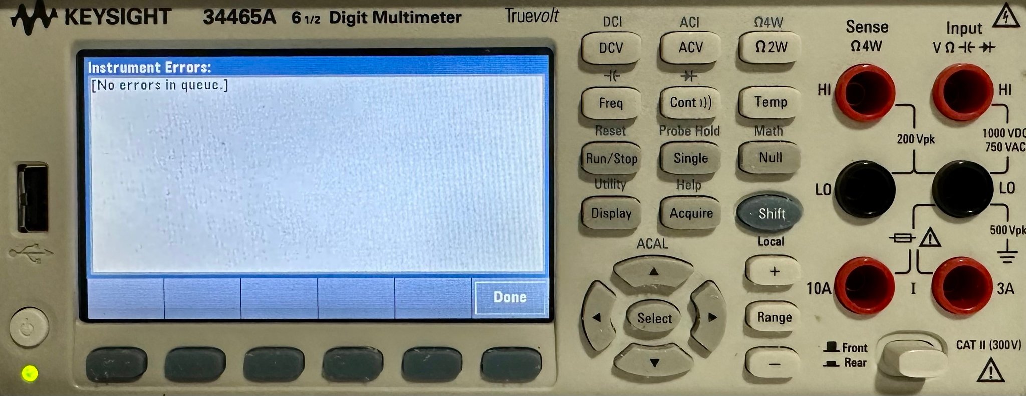 Keysight 34465A Digital Multimeter / 6.5 Digit / Truevolt DMM