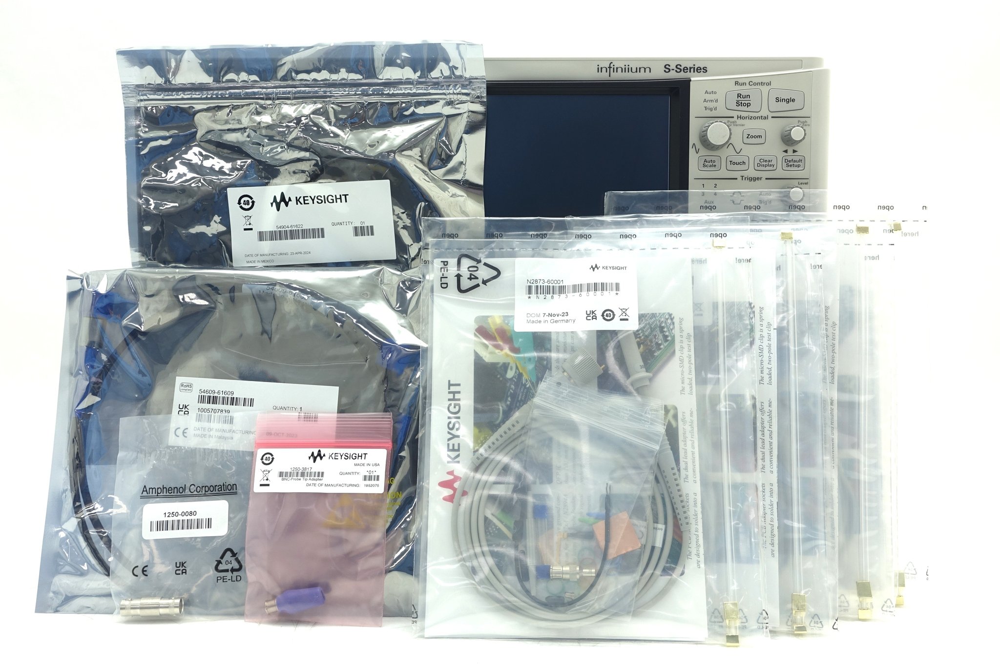 Keysight MSOS804A High-Definition Oscilloscope / 8 GHz / 4 Analog Plus 16 Digital Channels Keysight MSOS804A High-Definition Oscilloscope / 8 GHz / 4 Analog Plus 16 Digital Channels