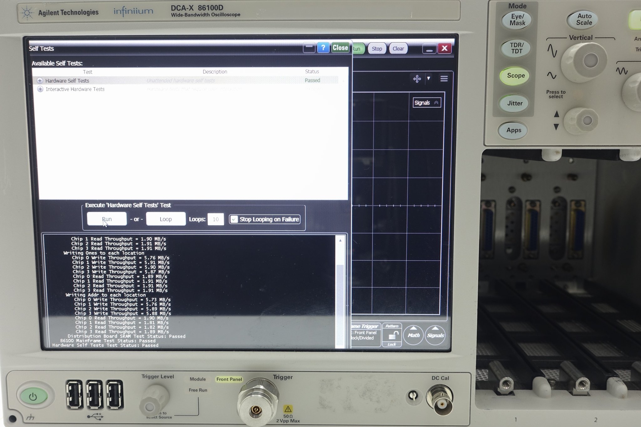 Keysight 86100D Infiniium DCA-X Wide-Bandwidth Oscilloscope Mainframe Keysight 86100D Infiniium DCA-X Wide-Bandwidth Oscilloscope Mainframe