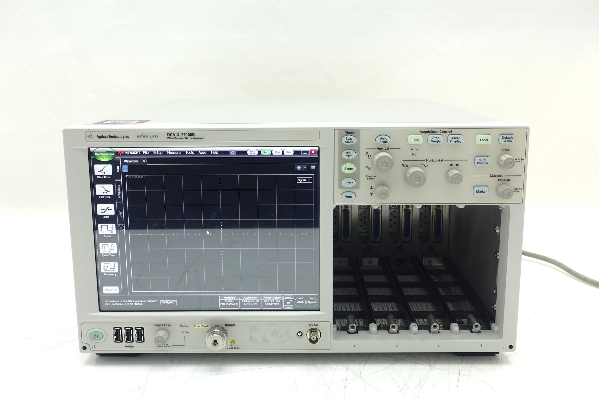 Keysight 86100D Infiniium DCA-X Wide-Bandwidth Oscilloscope Mainframe Keysight 86100D Infiniium DCA-X Wide-Bandwidth Oscilloscope Mainframe