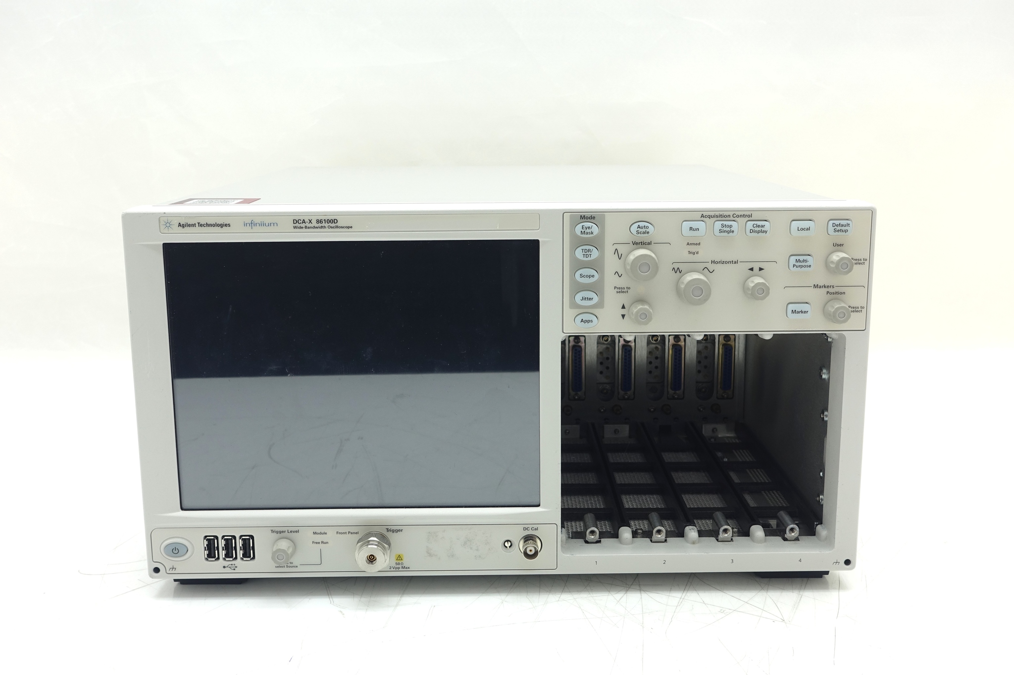 Keysight 86100D Infiniium DCA-X Wide-Bandwidth Oscilloscope Mainframe Keysight 86100D Infiniium DCA-X Wide-Bandwidth Oscilloscope Mainframe