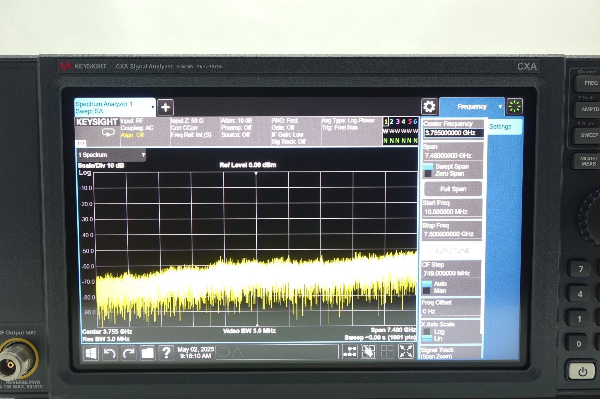Keysight N9000B-507 9 kHz to 7.5 GHz