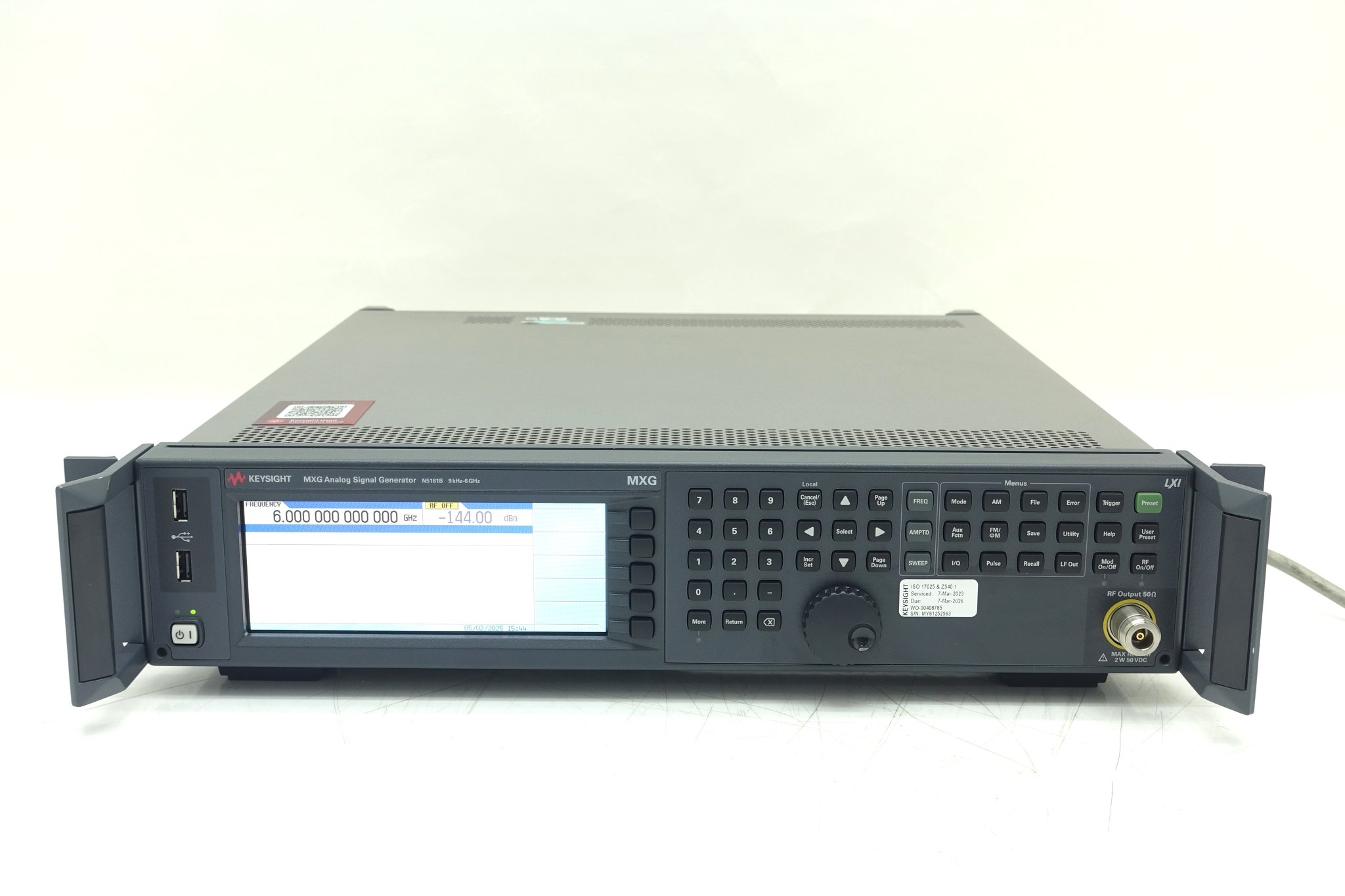 Keysight N5181B-506 9 kHz to 6 GHz