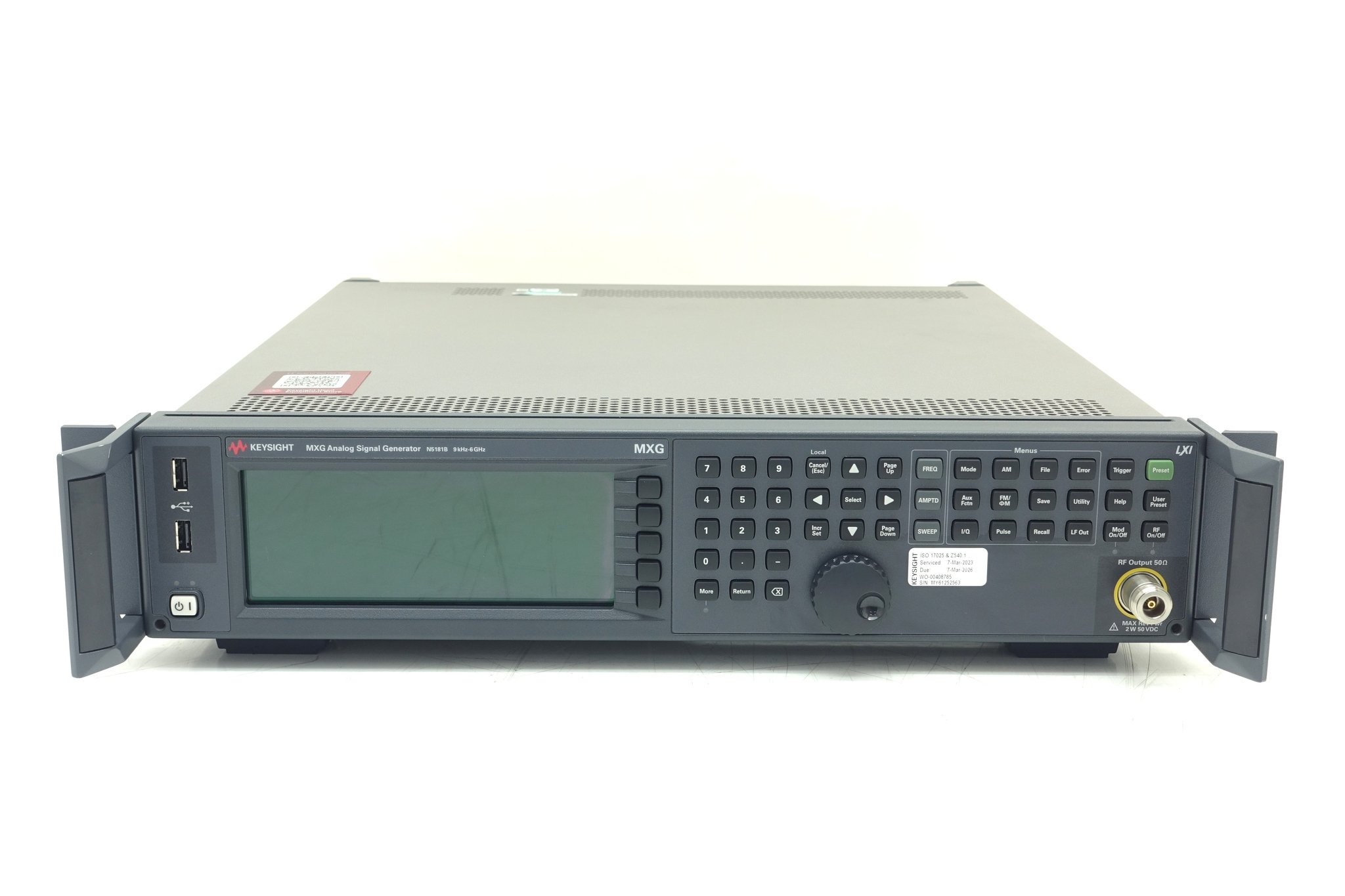 Keysight N5181B-506 9 kHz to 6 GHz