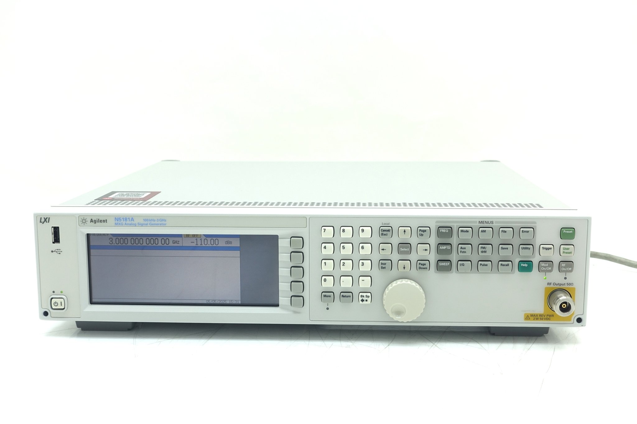 Keysight N5181A-503 100 kHz to 3 GHz