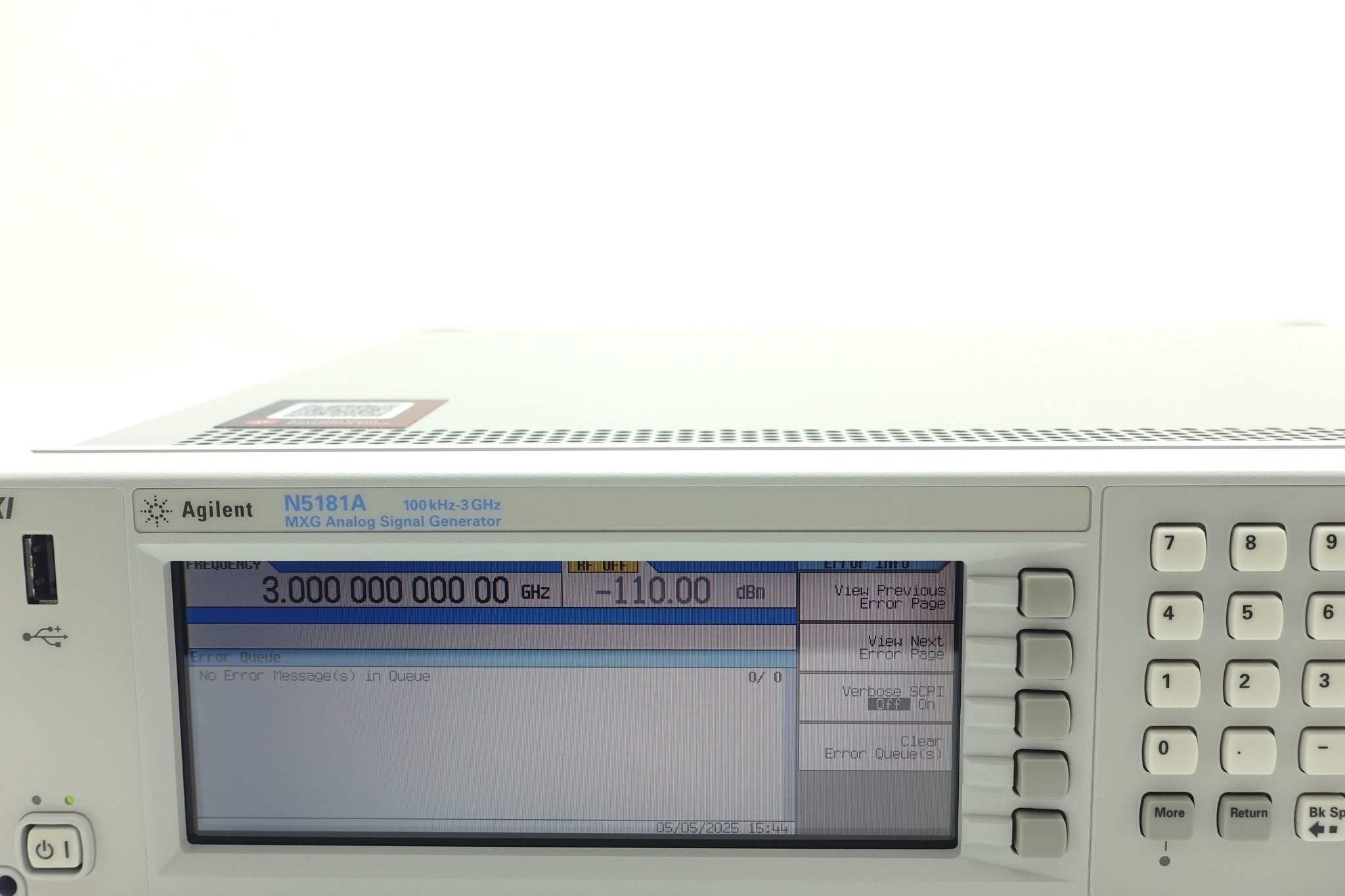 Keysight N5181A-503 100 kHz to 3 GHz
