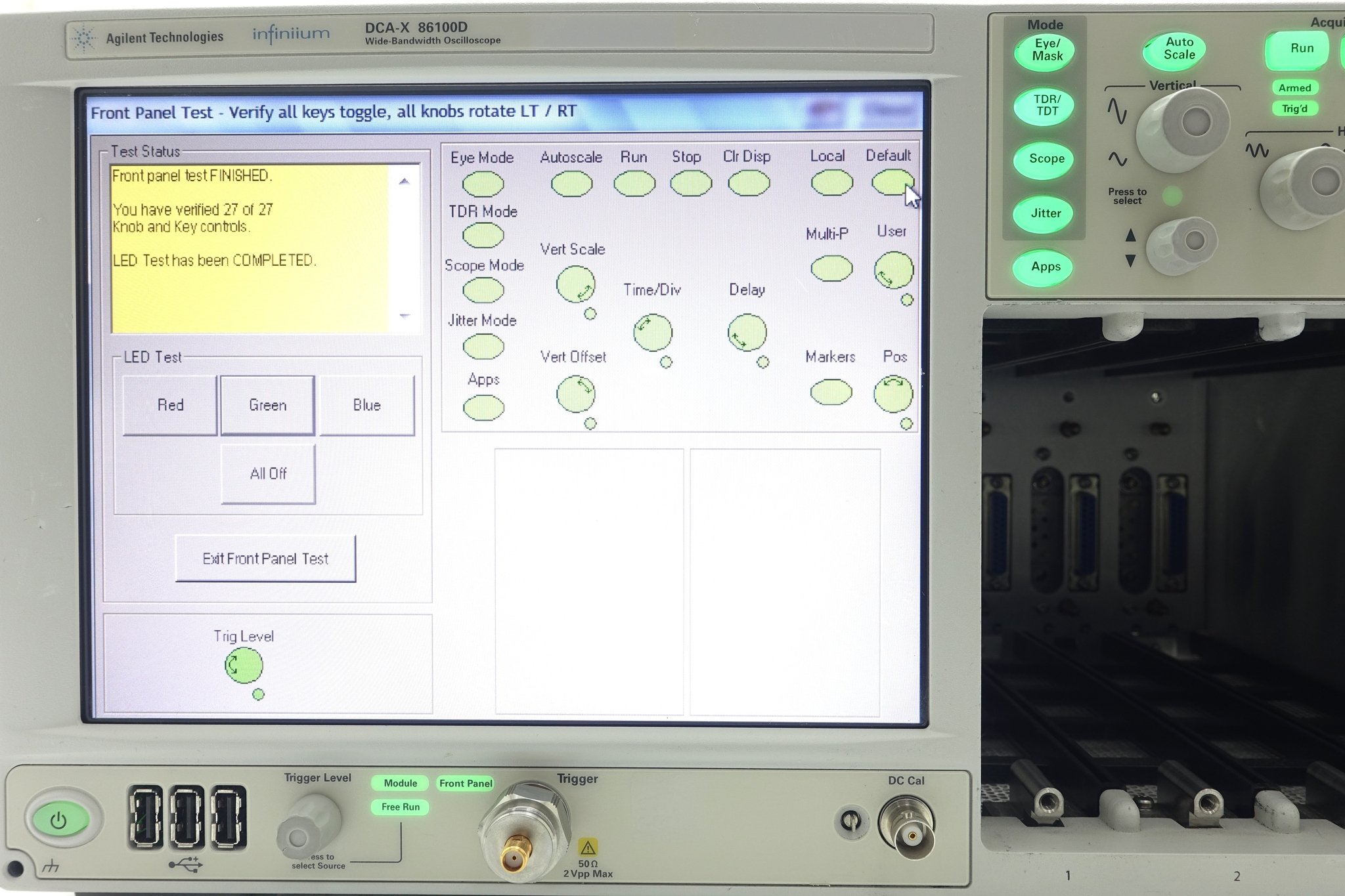 Keysight 86100D Infiniium DCA-X Wide-Bandwidth Oscilloscope Mainframe Keysight 86100D Infiniium DCA-X Wide-Bandwidth Oscilloscope Mainframe