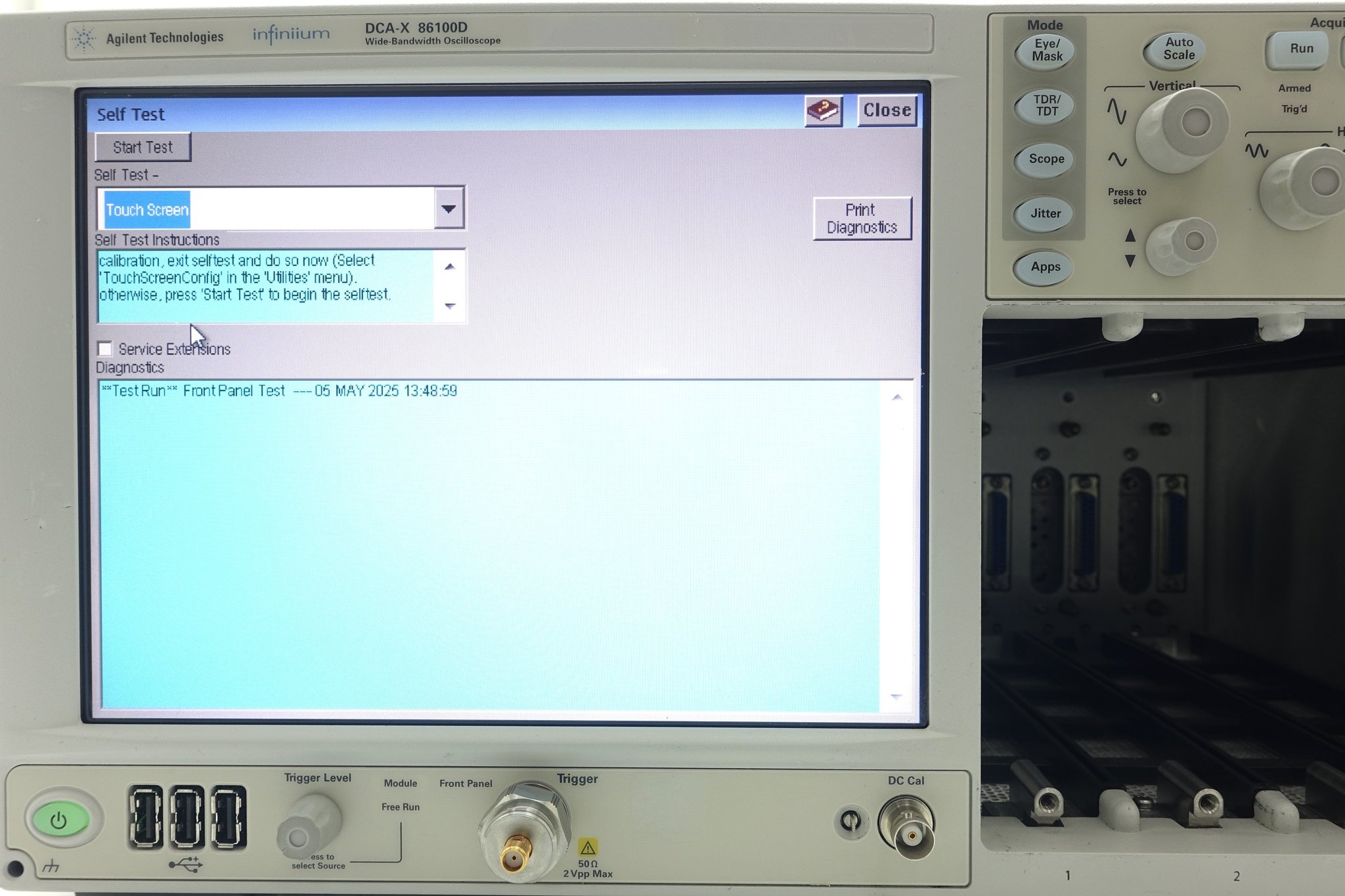 Keysight 86100D Infiniium DCA-X Wide-Bandwidth Oscilloscope Mainframe Keysight 86100D Infiniium DCA-X Wide-Bandwidth Oscilloscope Mainframe