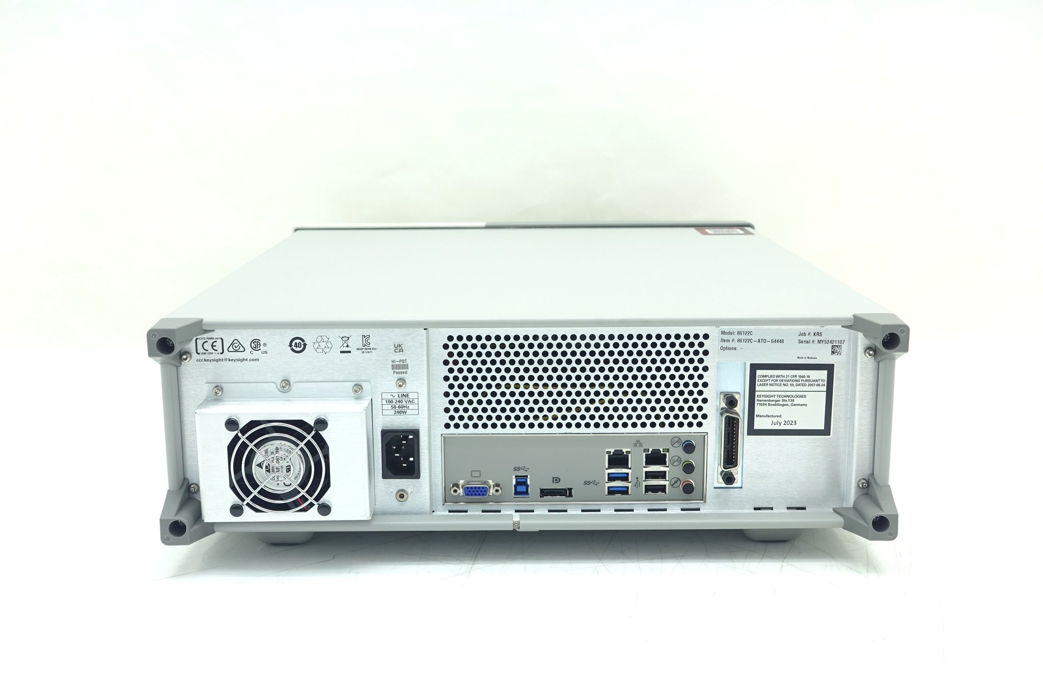 Keysight 86122C-110 Wavelengths 1270 nm to 1650 nm / Fast Update / +/-0.2 ppm (Updated version of option 100) Keysight 86122C-110 Wavelengths 1270 nm to 1650 nm / Fast Update / +/-0.2 ppm (Updated version of option 100)