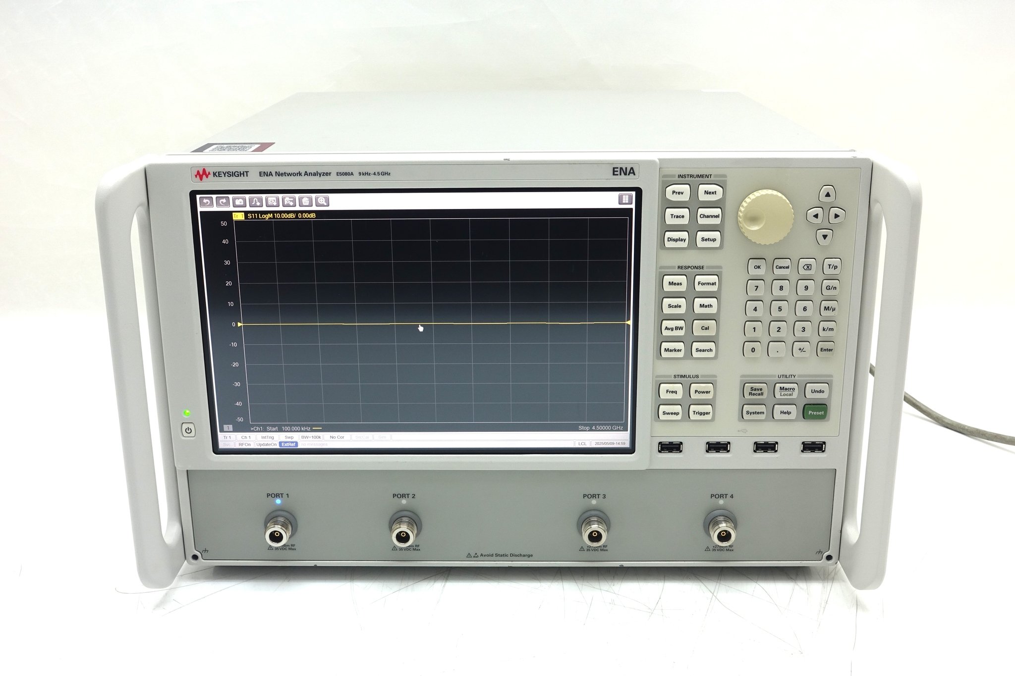 Keysight E5080A-445 4-port Test Set / 9 kHz to 4.5 GHz / with Bias Tees