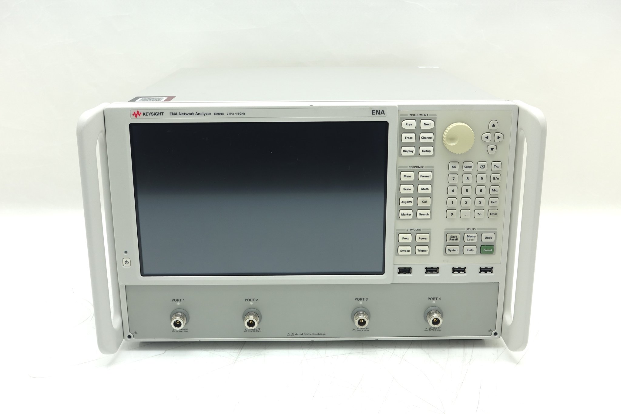 Keysight E5080A-445 4-port Test Set / 9 kHz to 4.5 GHz / with Bias Tees