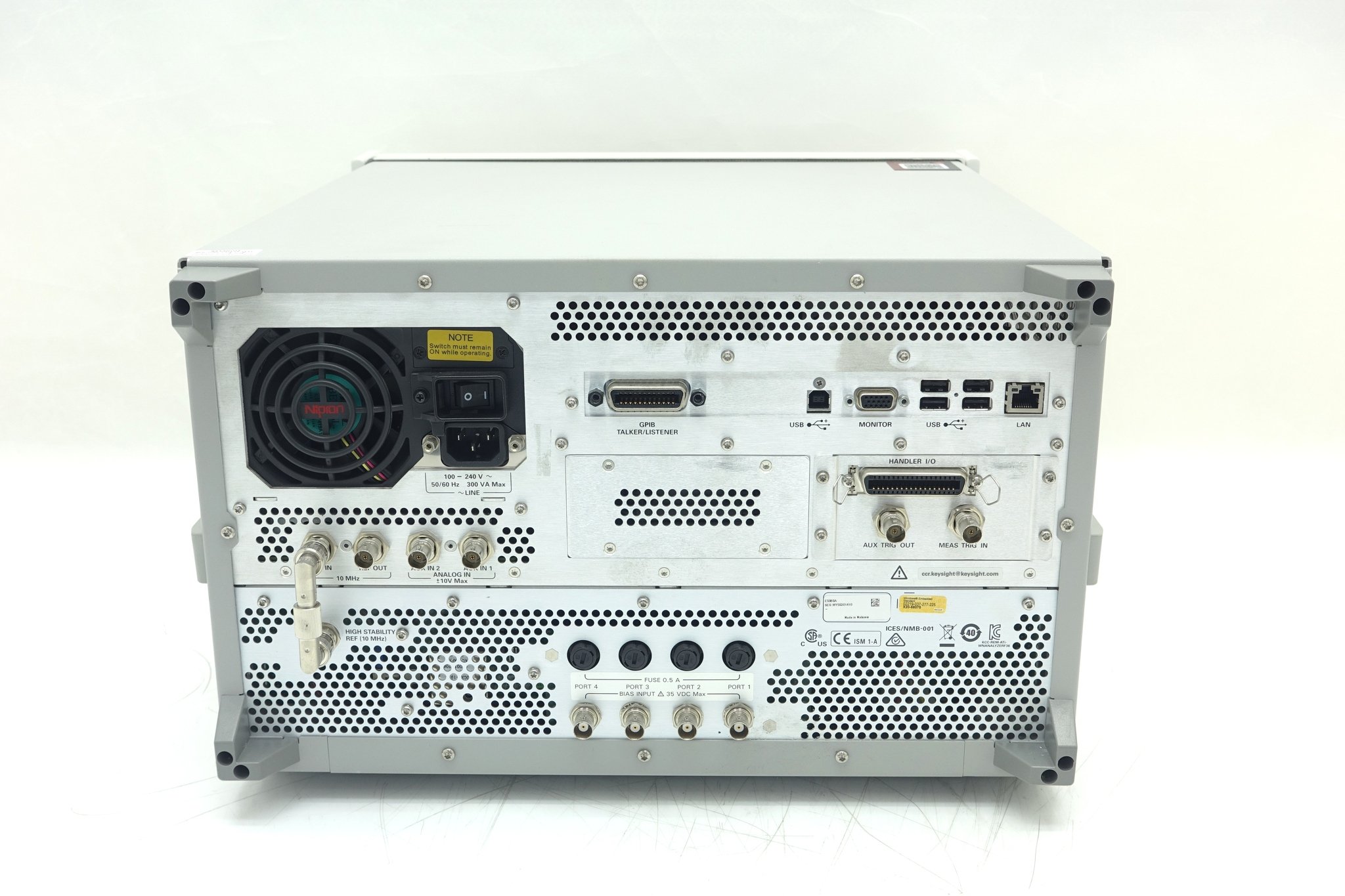 Keysight E5080A-445 4-port Test Set / 9 kHz to 4.5 GHz / with Bias Tees