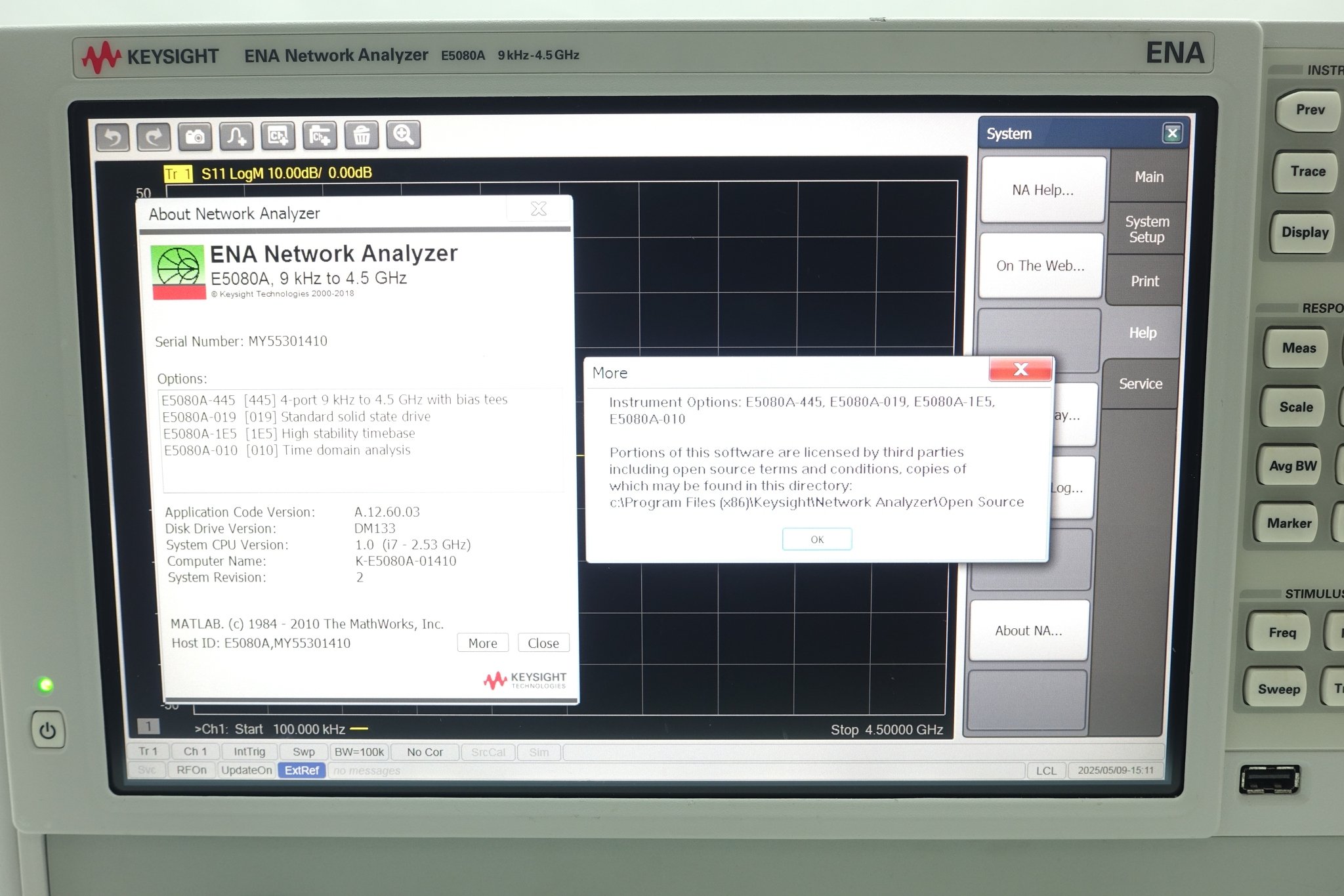 Keysight E5080A-445 4-port Test Set / 9 kHz to 4.5 GHz / with Bias Tees