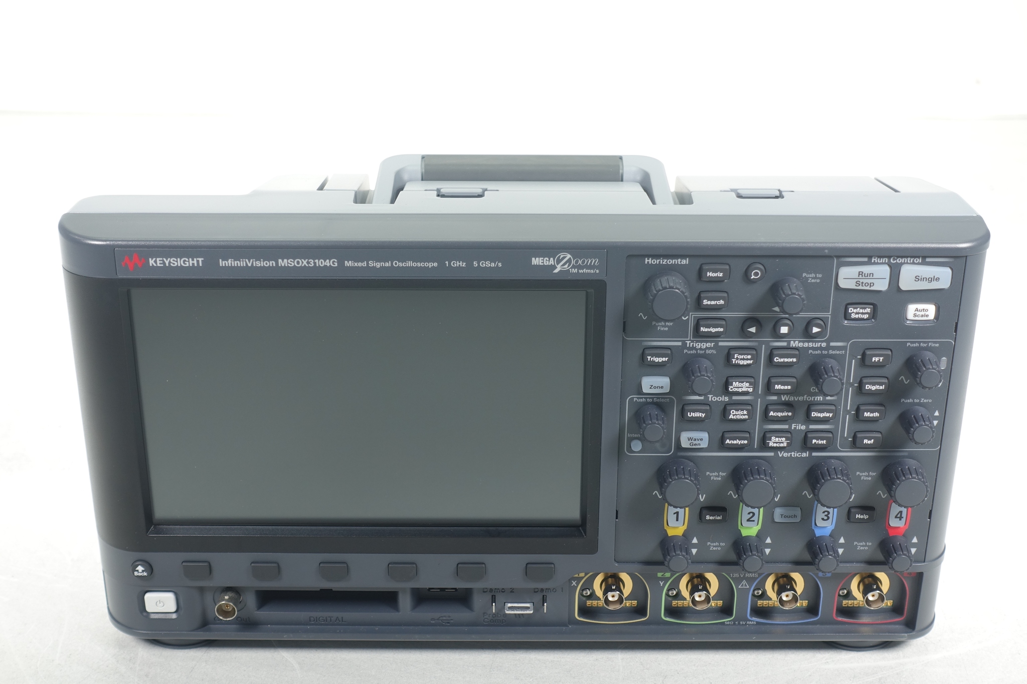 Keysight MSOX3104G Mixed Signal Oscilloscope / 1 GHz / 4 Analog Plus 16 Digital Channels
