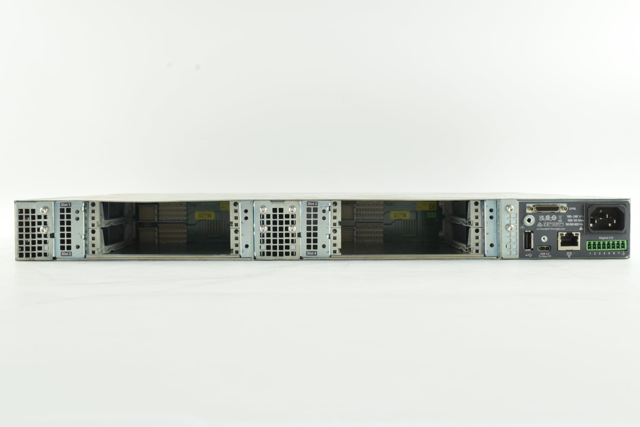 Precision Source/Measure Unit Mainframe, 4 slots, 1U Keysight Used PZ2100A - Actual Instrument - Image 2