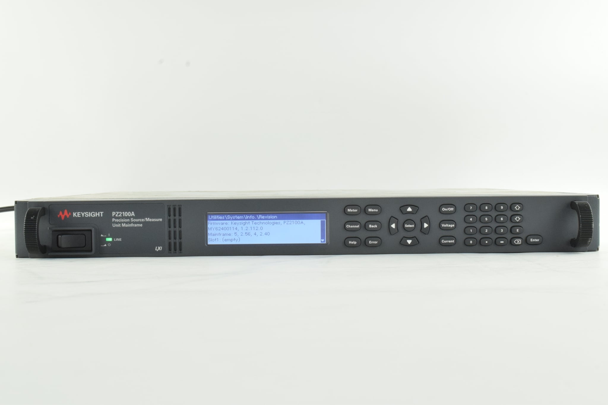 Precision Source/Measure Unit Mainframe, 4 slots, 1U Keysight Used PZ2100A - Actual Instrument - Image 6