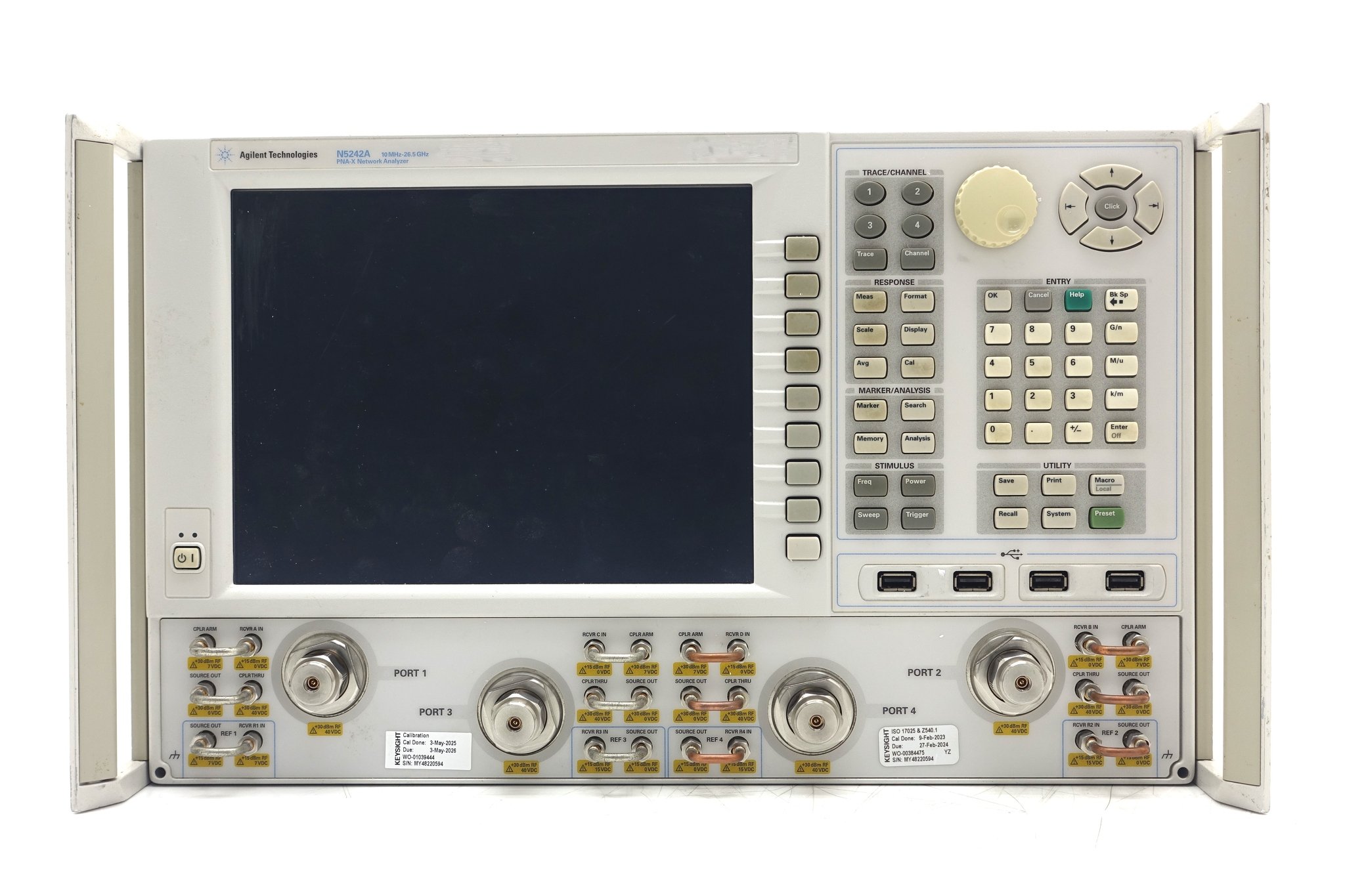 Keysight N5242A-400 4-port / Configurable Test Set / Internal Second Source Keysight N5242A-400 4-port / Configurable Test Set / Internal Second Source