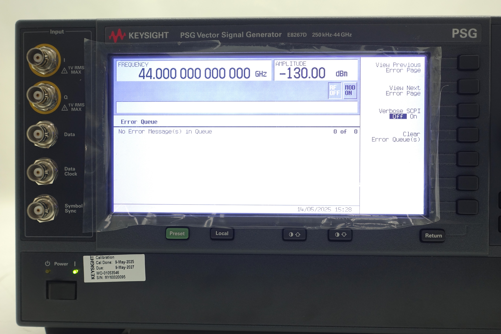 Keysight E8267D-544 250 kHz to 44 GHz