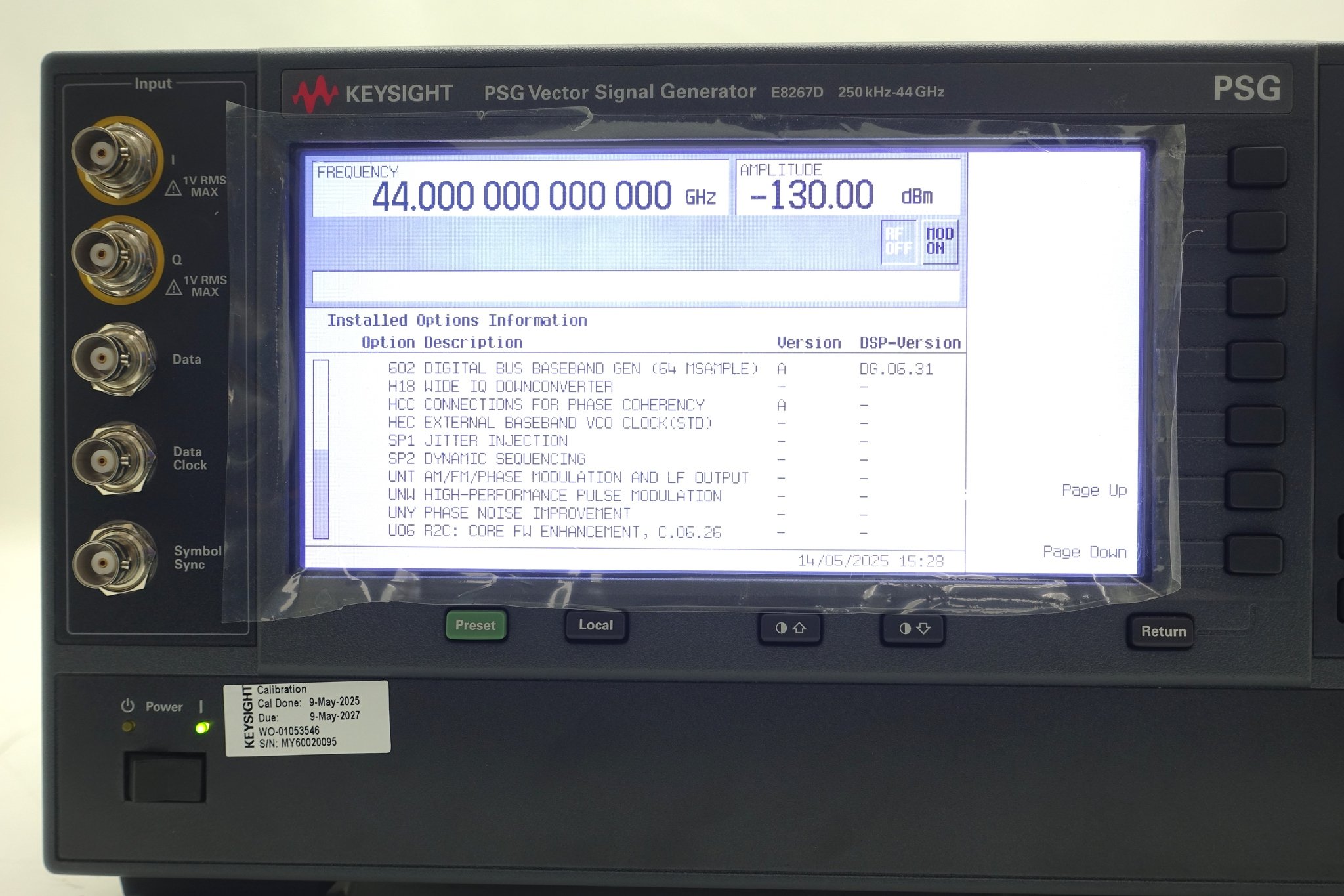 Keysight E8267D-544 250 kHz to 44 GHz