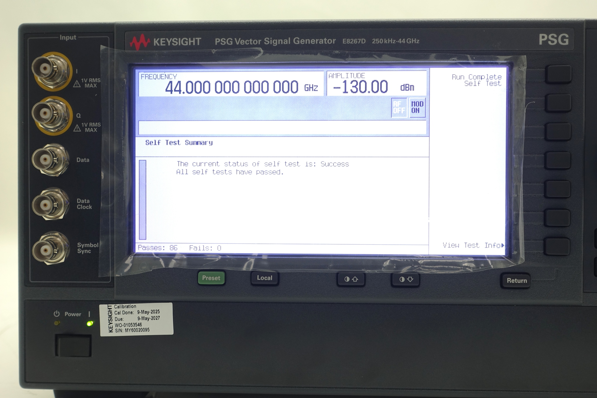 Keysight E8267D-544 250 kHz to 44 GHz